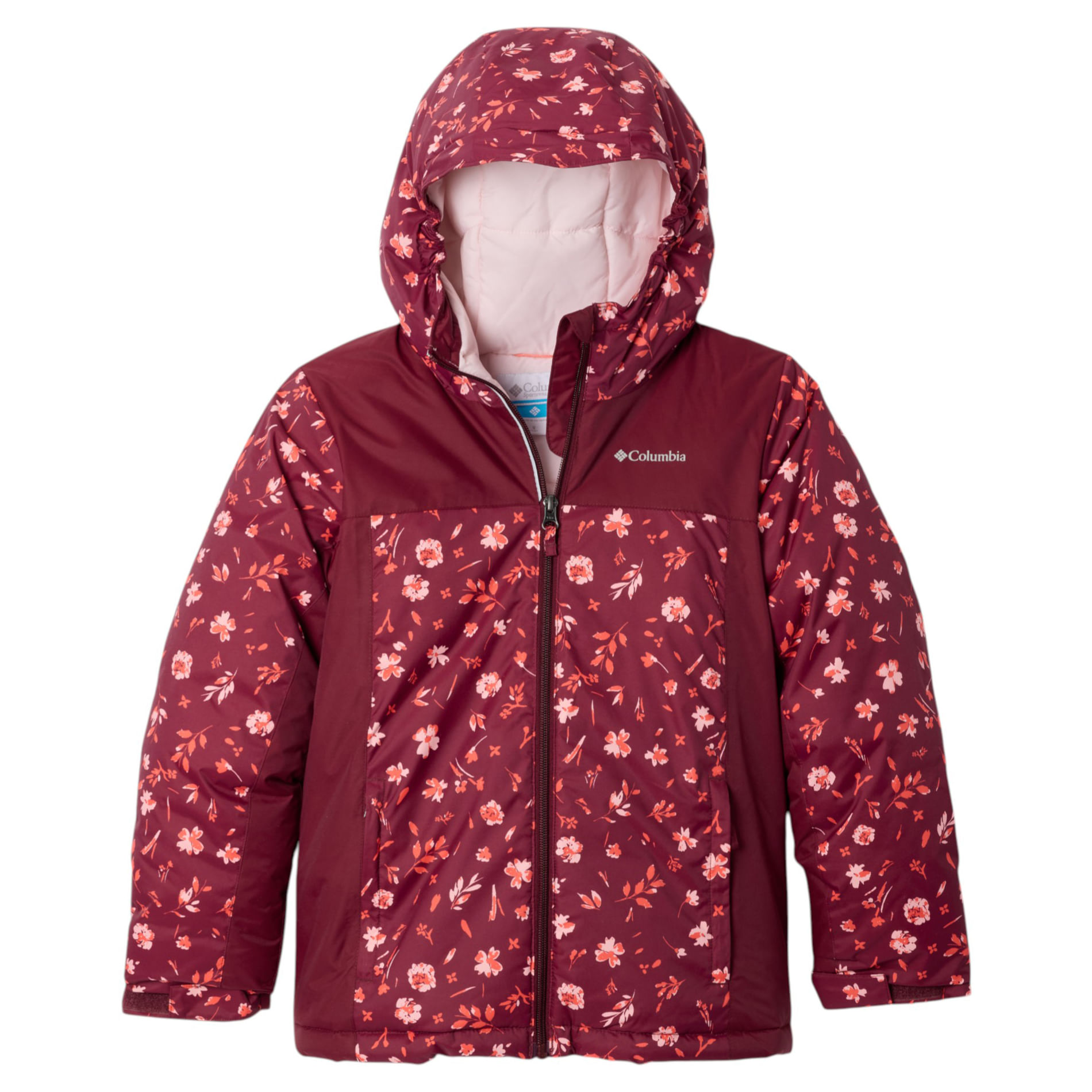 Columbia-Horizon-Ride-IV-Printed-Jacket---Girls--Rich-Wine-Watergarden---Rich-Wine