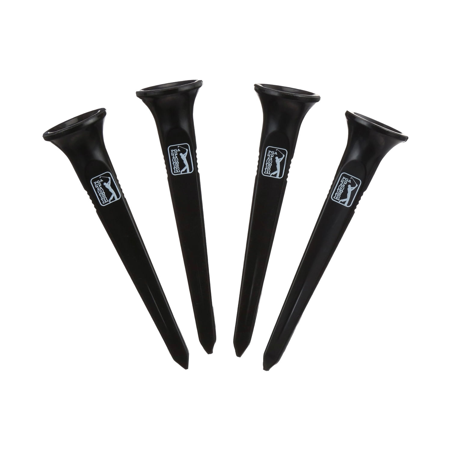 PGA-TOUR-Oversized-High-Performance-Golf-Tee--4-Pack--Black
