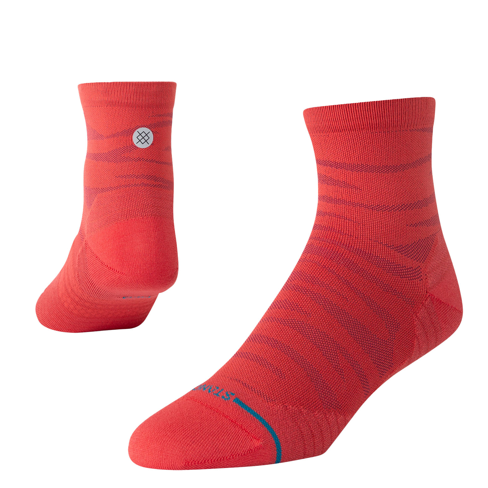 Stance-Performance-Quarter-Sock-Red