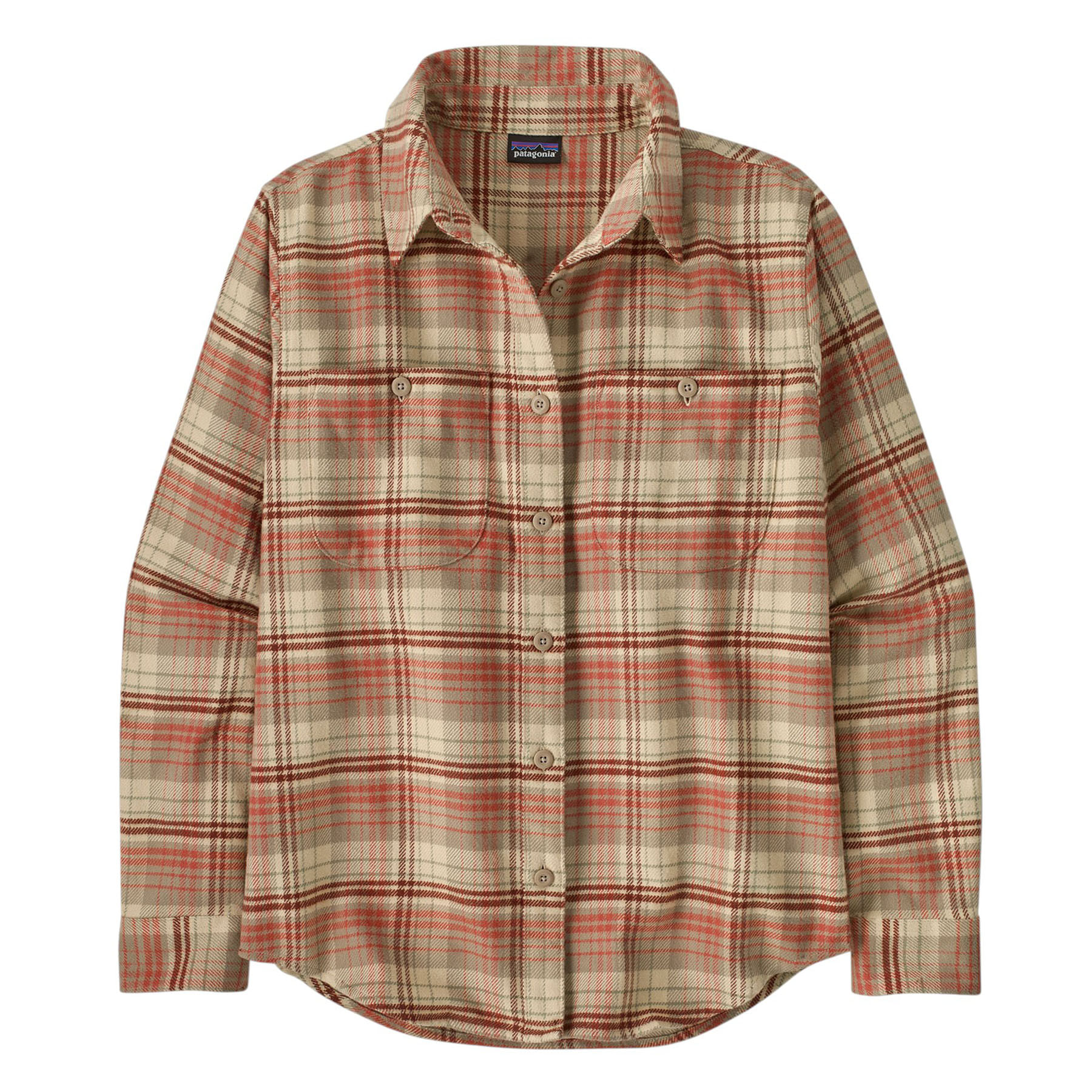 patagonia W’s Fjord Flannel Shirt ウィメンズフィヨルドフランネルシャツ 42406 長袖シャツ FA24 ブラウン レディース パタゴニア【中古】5-1208T∞ Patagonia Fjord Flannel Shirt - Women's - Als.com