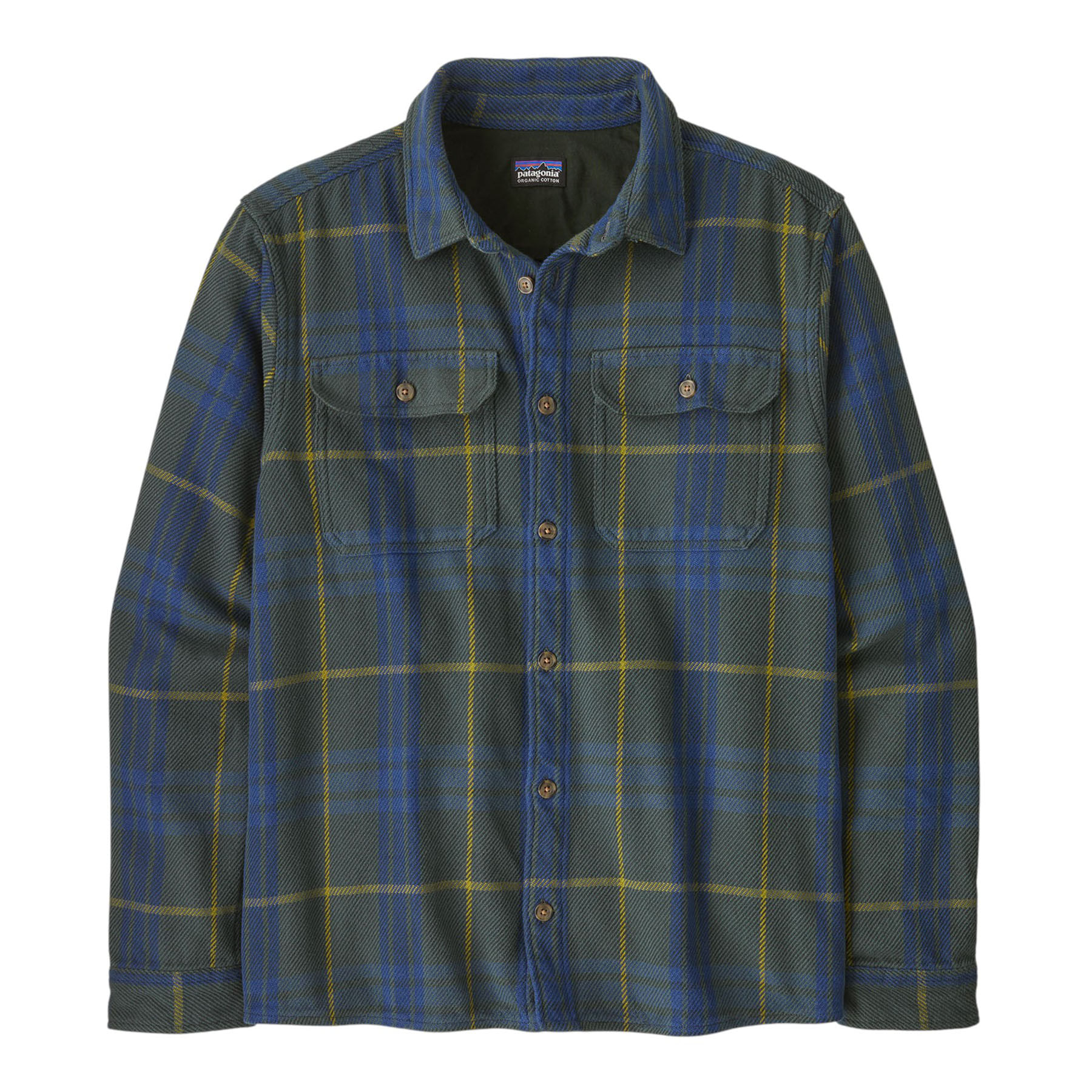 Patagonia-Fjord-Loft-Shirt---Men-s-Netted---Old-Growth-Green