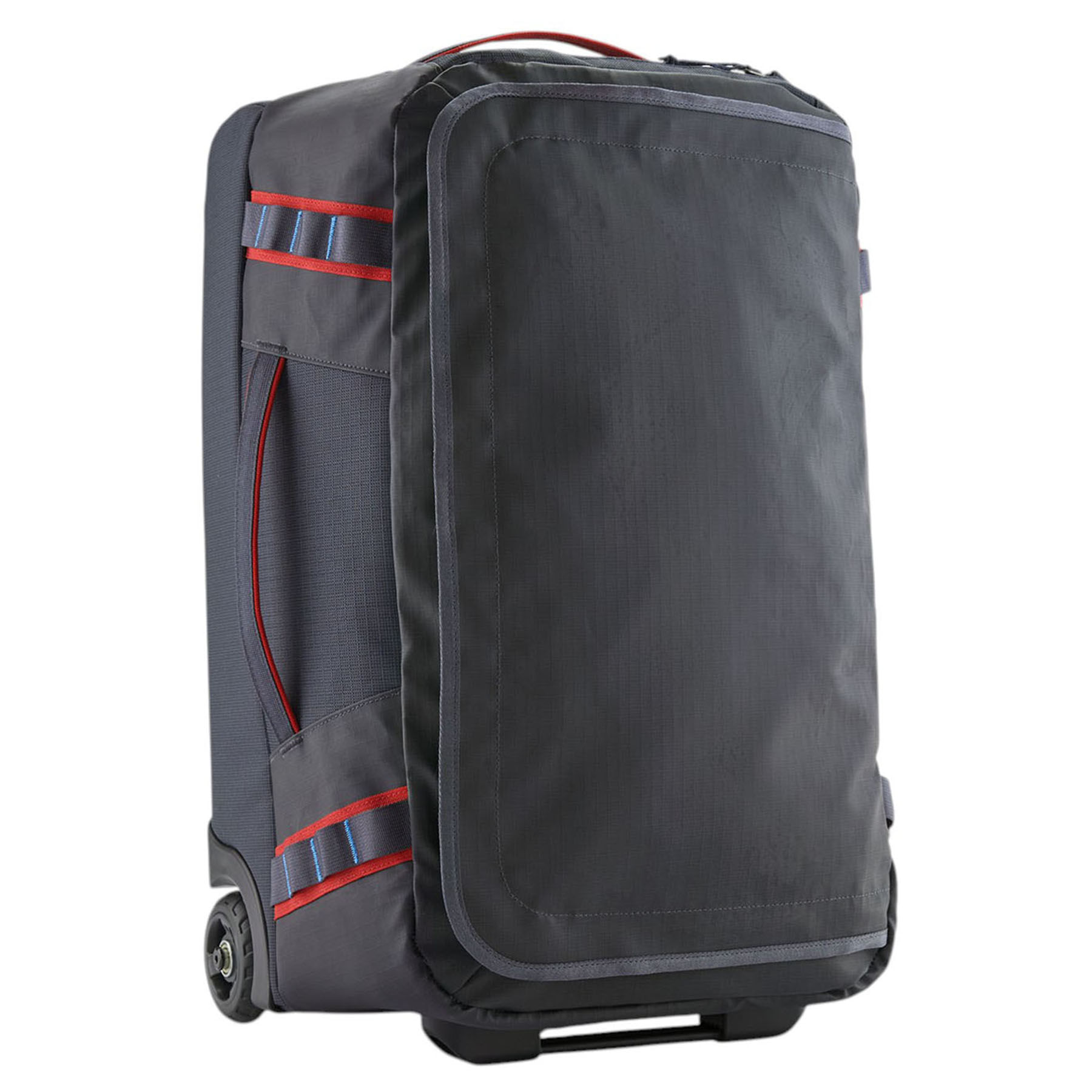 Patagonia-Black-Hole-Matte-Wheeled-Duffel-40L-Smolder-Blue---Amanita-Red
