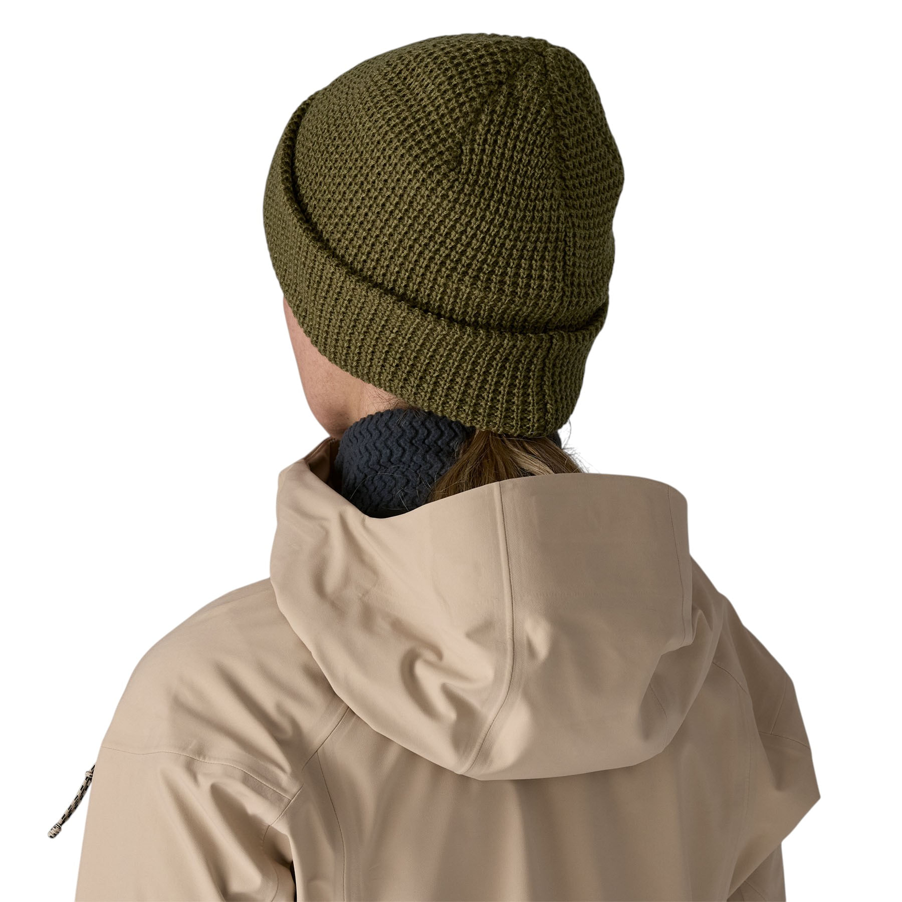 Patagonia-SnowDrifter-Beanie-Tent-Green