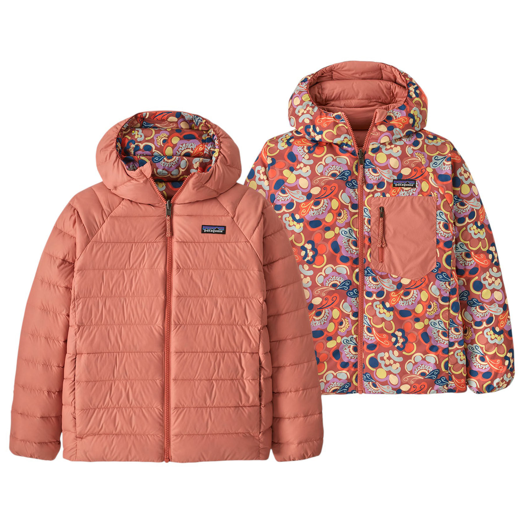 Patagonia Reversible Down Sweater Hoodie - Kids' - Als.com