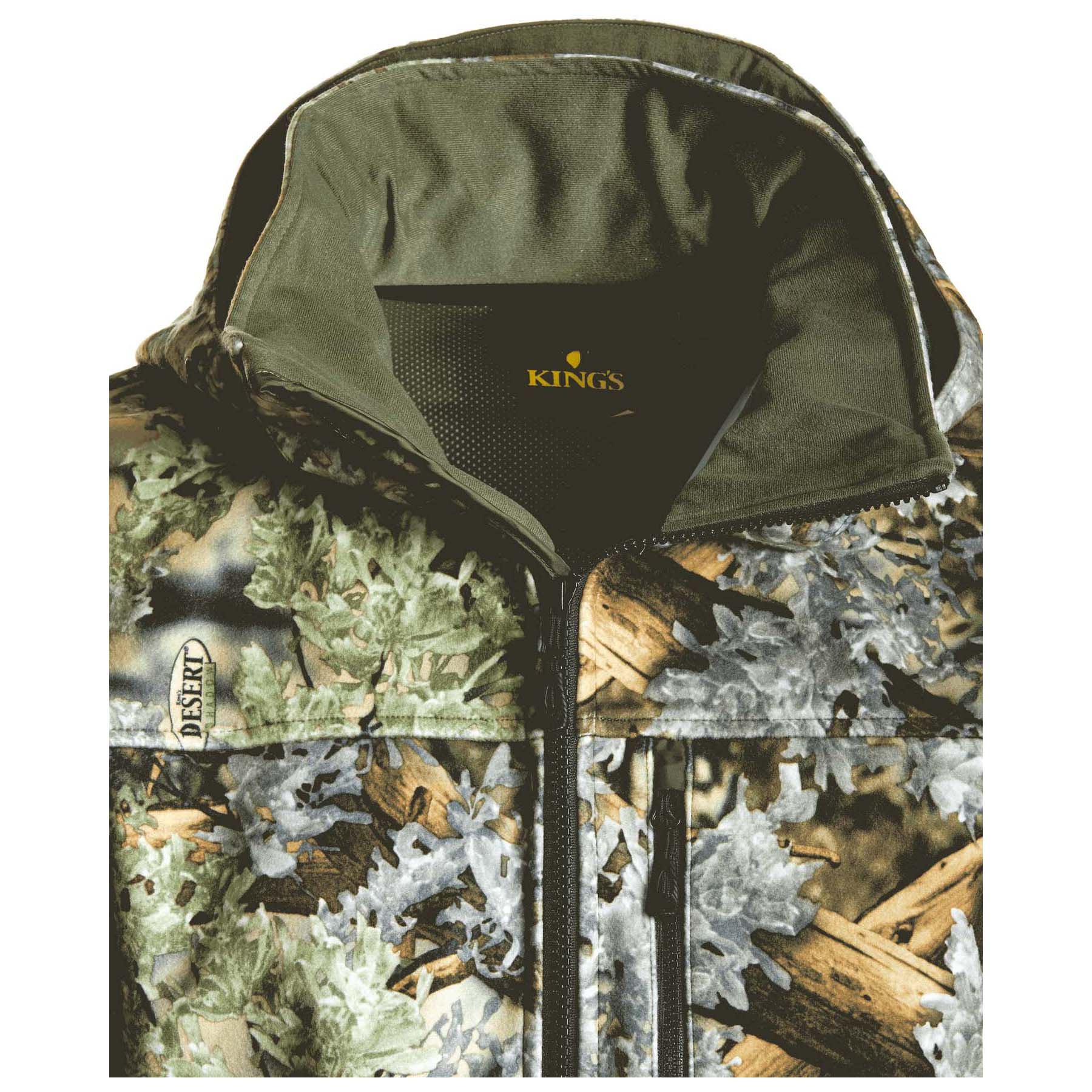 King-s-Camo-Hunter-Wind-Defender-Fleece-Jacket---Men-s-Desert-Shadow