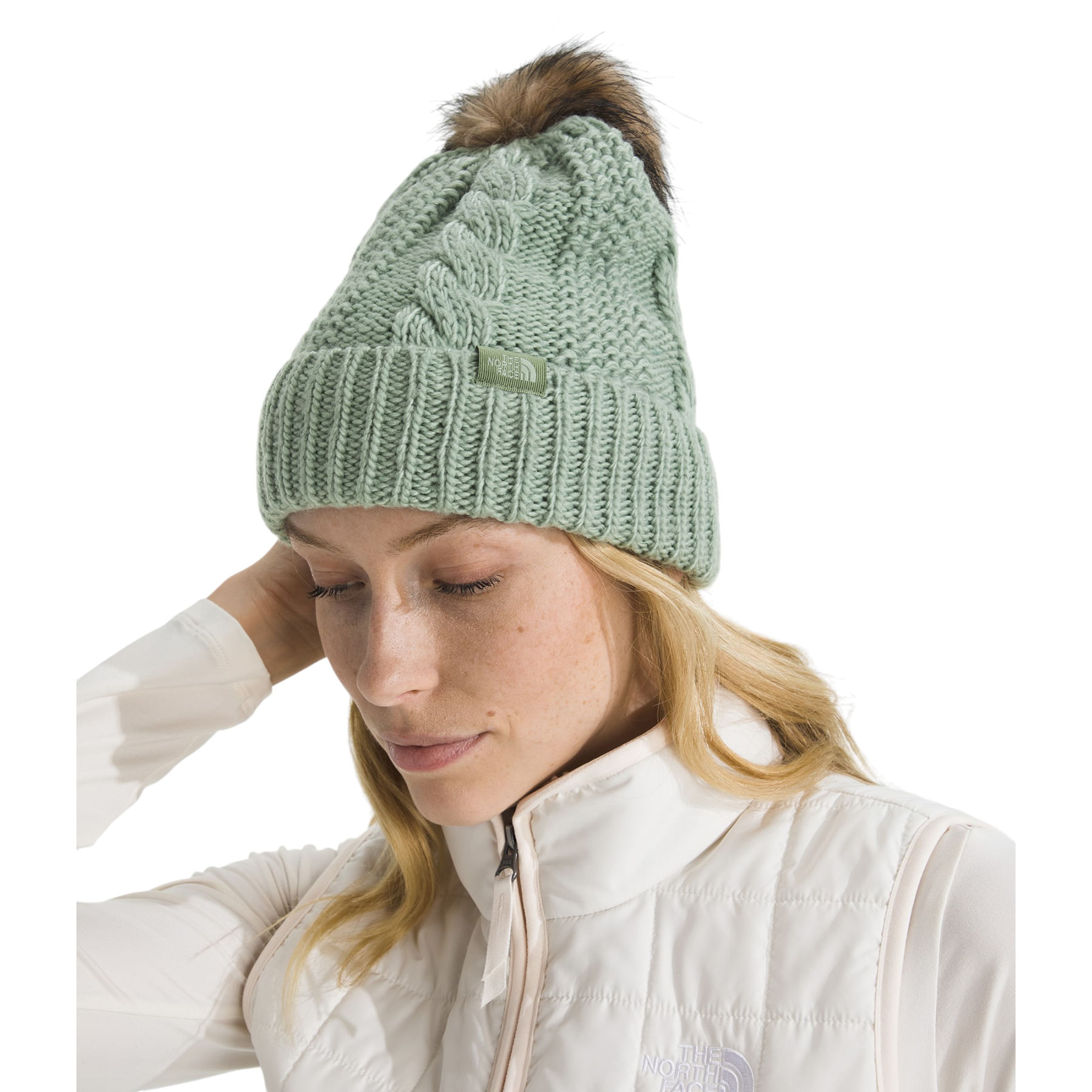 The North Face Oh Mega Fur Pom Beanie - Women's - Als.com