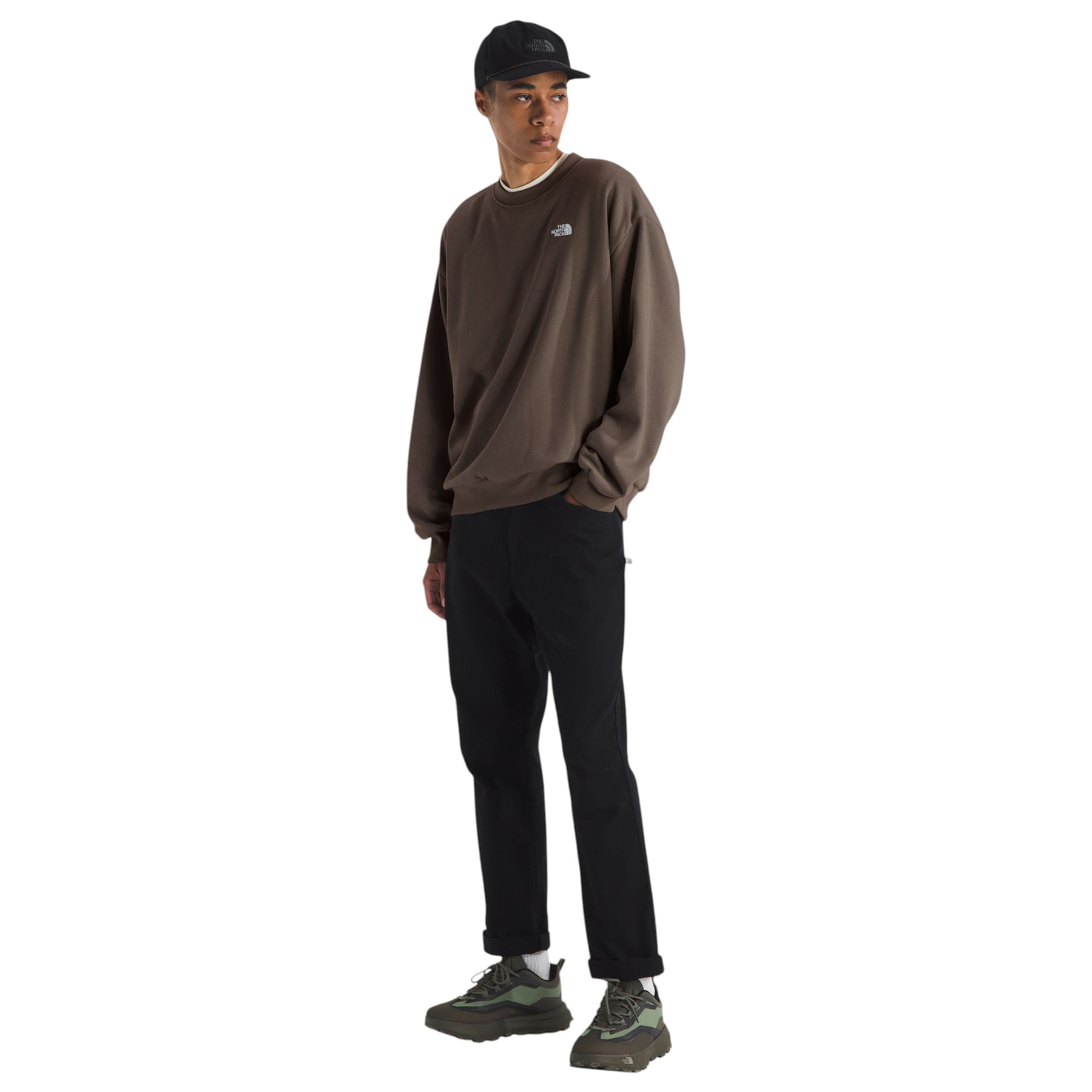 The-North-Face-Evolution-Simple-Dome-Oversized-Crew---Men-s-Smokey-Brown