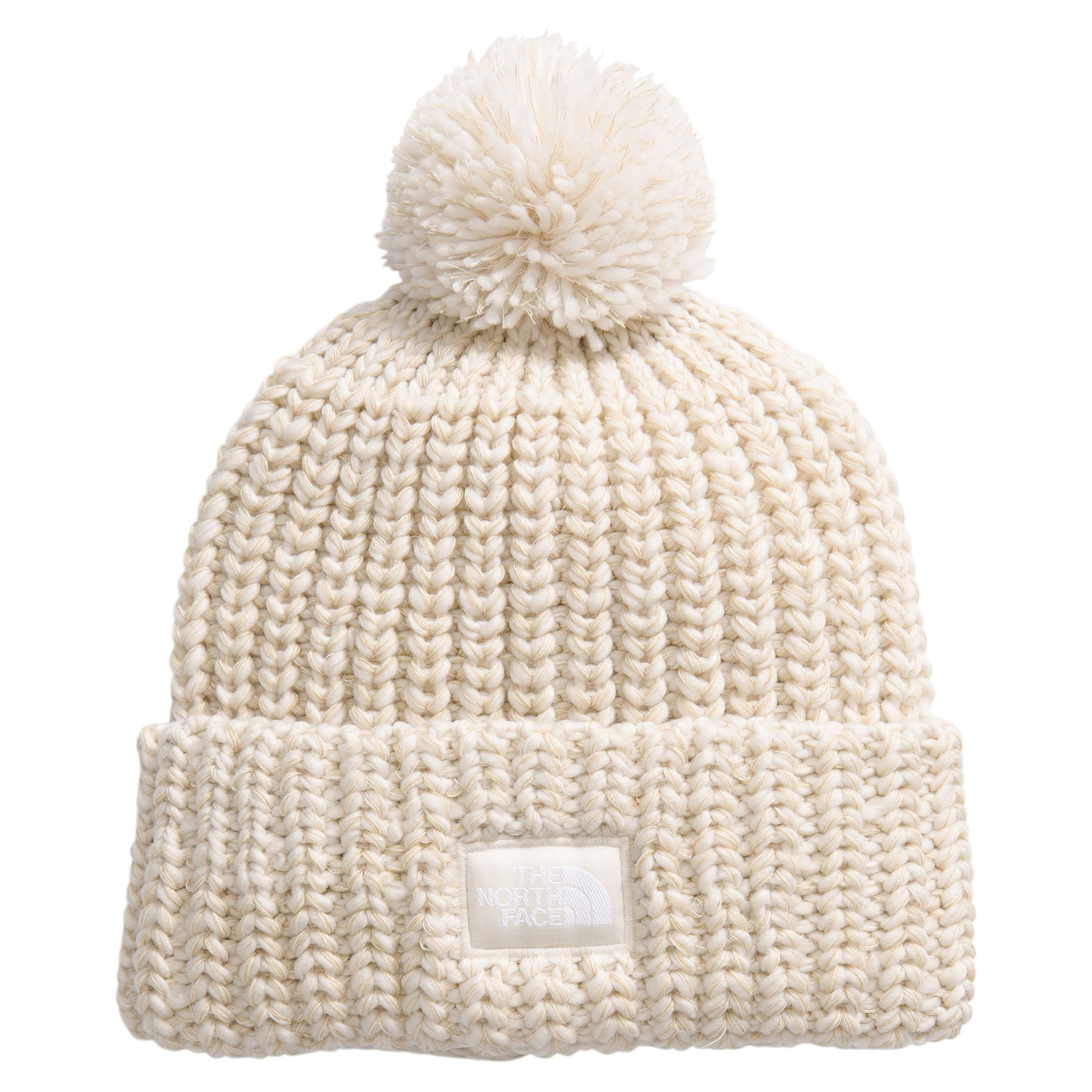 The-North-Face-Cozy-Chunky-Cabin-Beanie-Gardenia-White---Gravel---Khaki-Stone