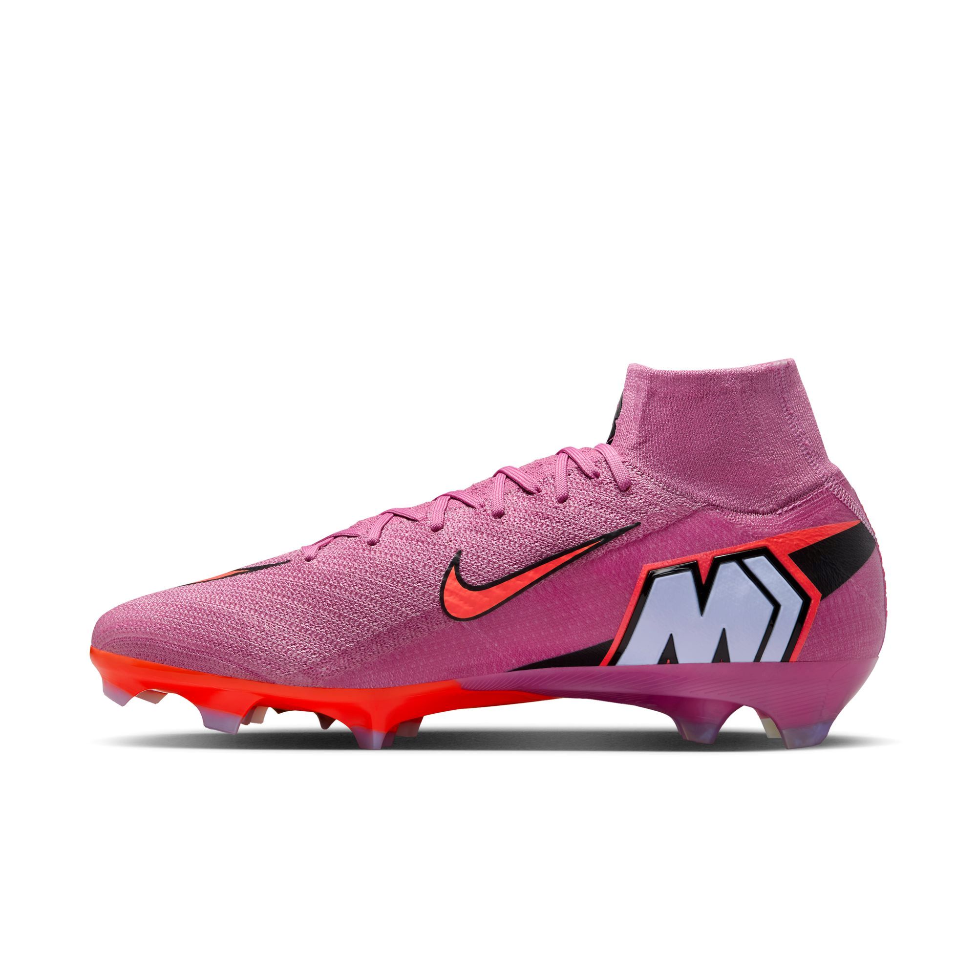 Nike-Mercurial-Superfly-10-Elite-FG-High-Top-Soccer-Cleats---Men-s-Magic-Flamingo---Black---Total-Crimson