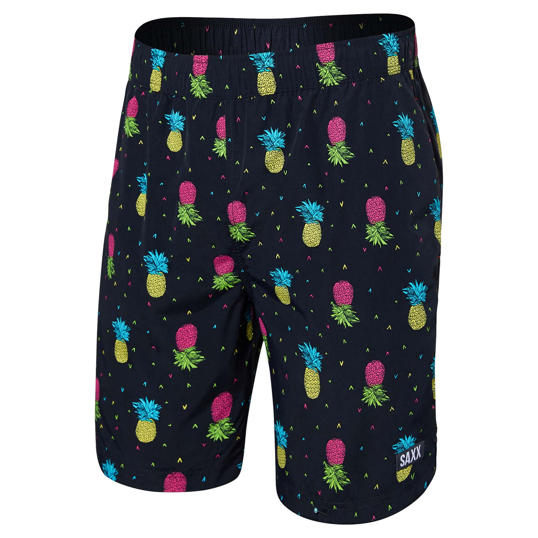SAXX-Go-Coastal-2N1-Volley-Short---Men-s-Pineapple-Flip---Black