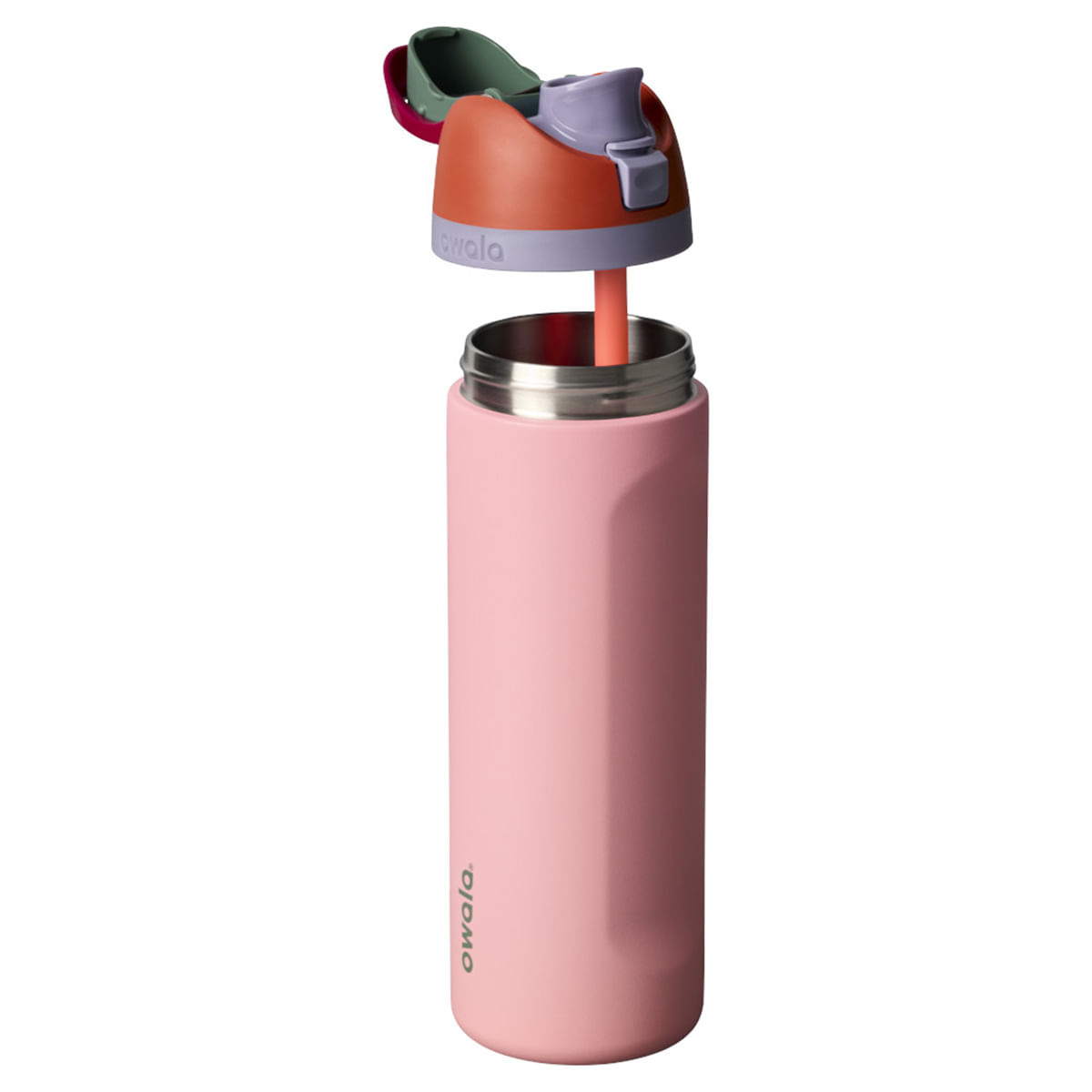 Owala-FreeSip-Stainless-Steel-Water-Bottle---24-oz-Sugar-High