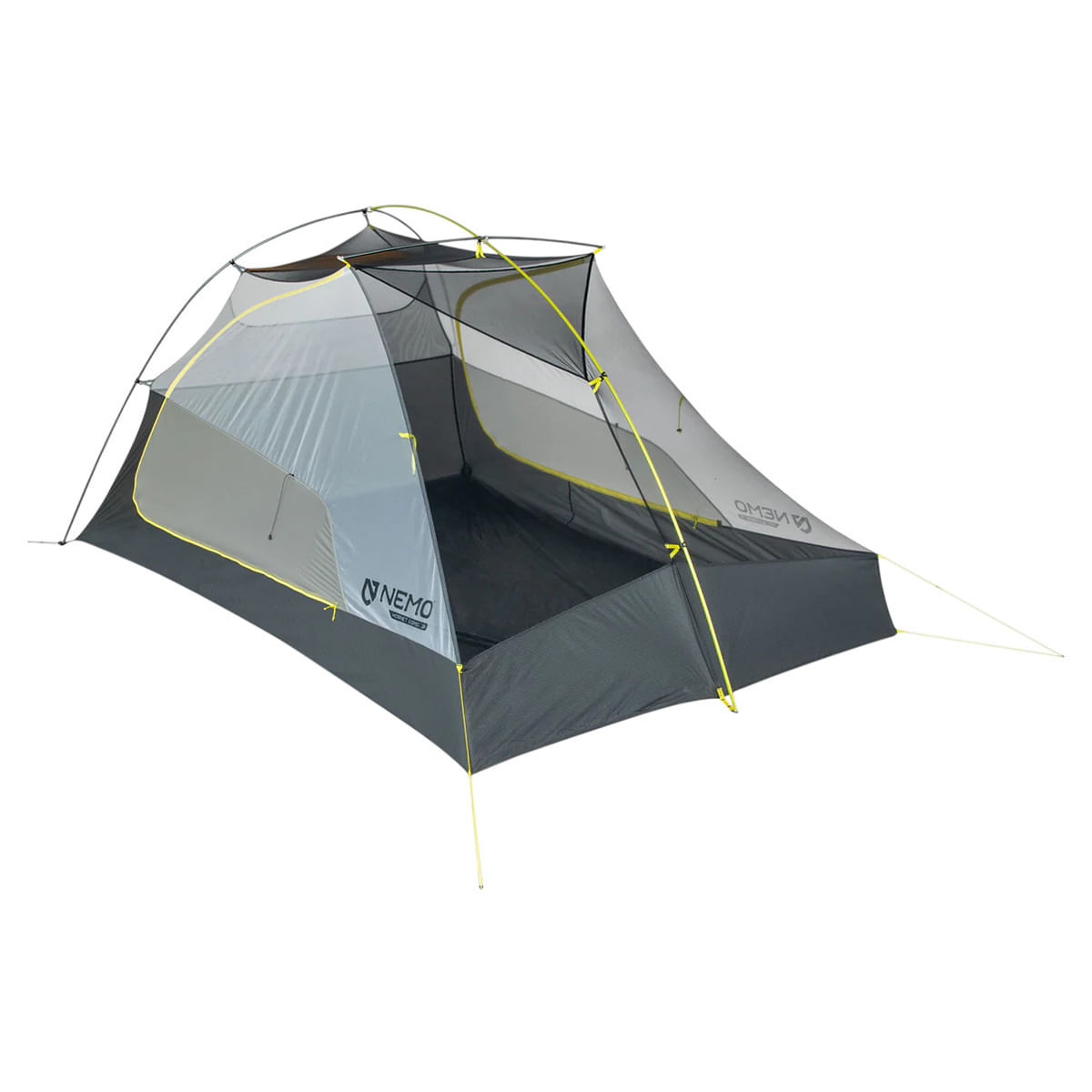 NEMO-Hornet-Osmo-Ultralight-Backpacking-Tent-Birch-Bud---Goodnight-Gray