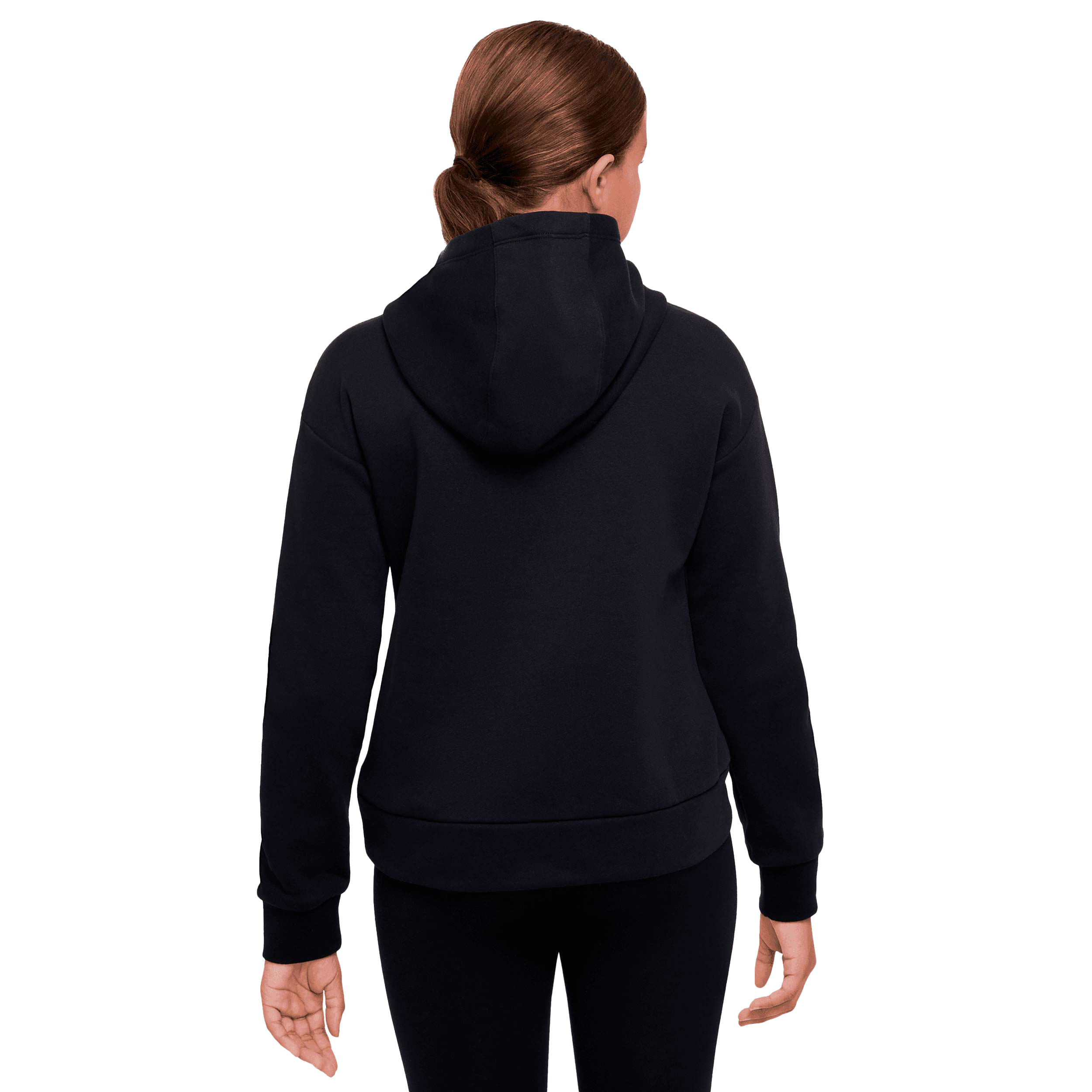 Nike-Sportswear-Club-Fleece-Sweatshirt---Girls--Black---White