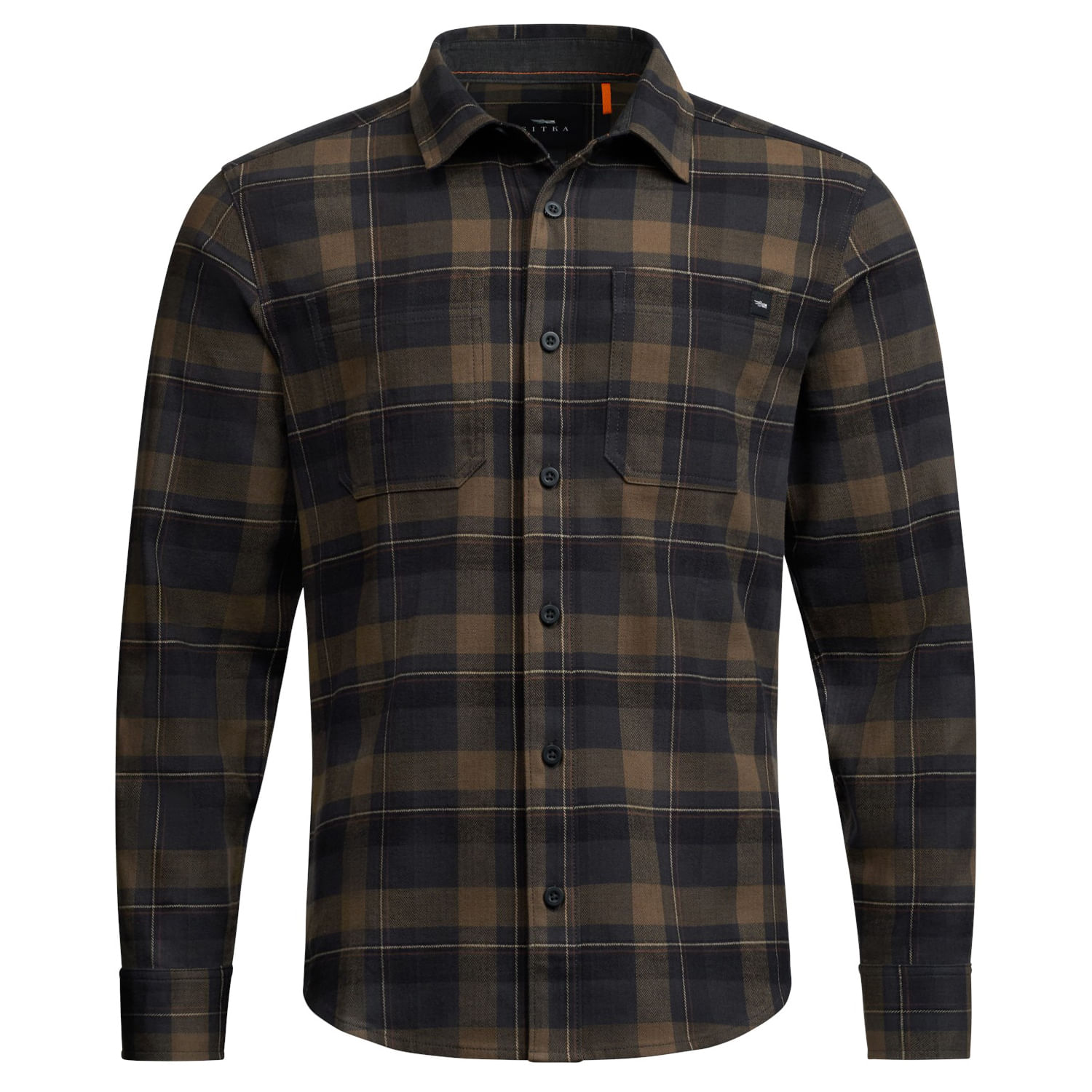 SITKA-Ashland-Lightweight-Flannel-Shirt---Men-s-Black-Pyrite-Fall-Plaid