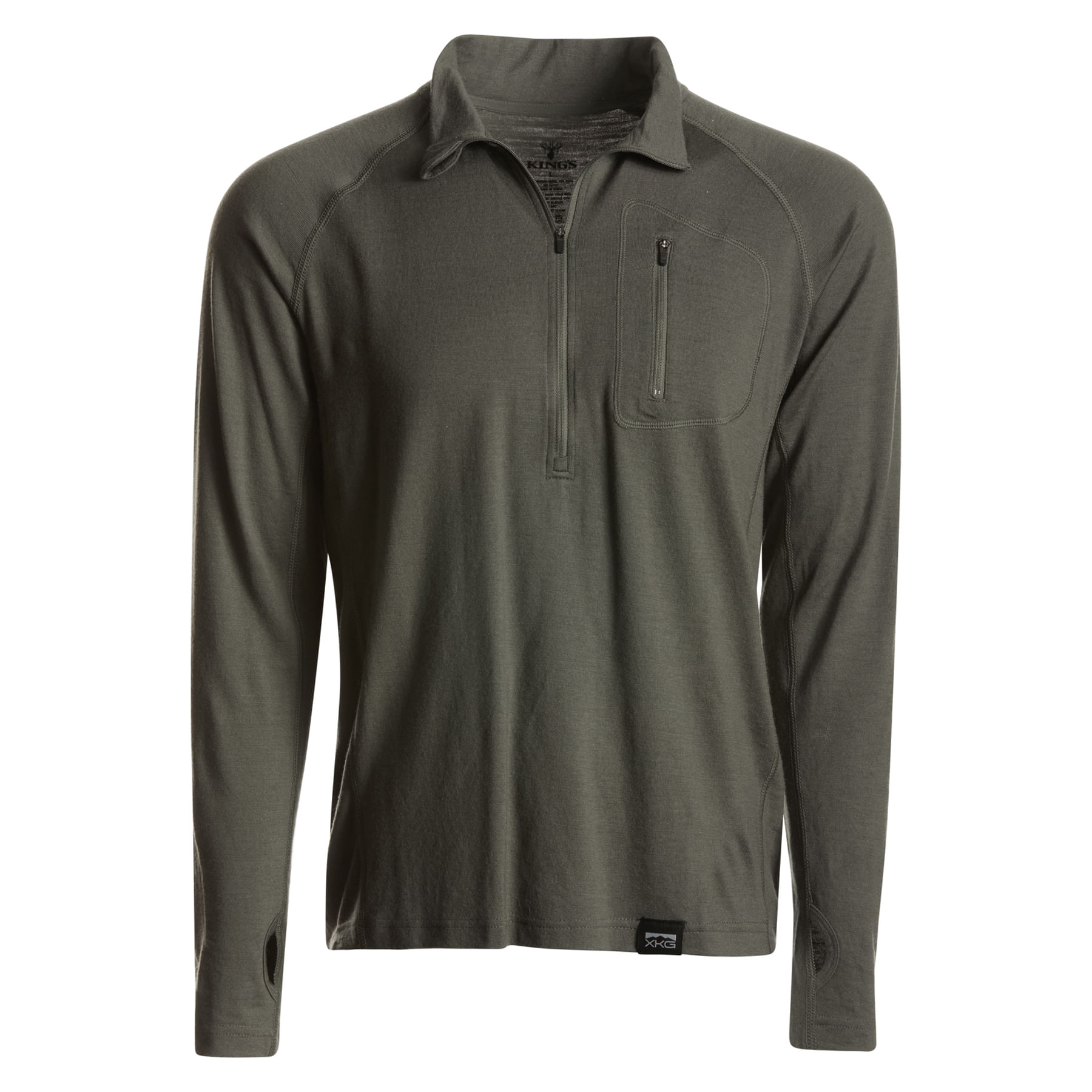 Sweat à Capuche Sitka Core Mérino 120 – Homme – 2XL – Subalpin (fermeture)