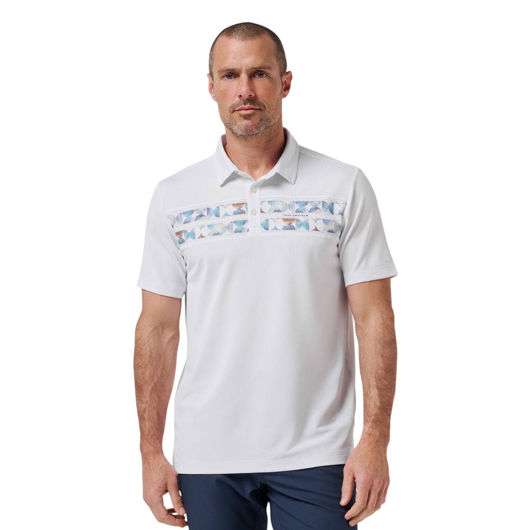 TravisMathew-Good-Good-Chest-Stripe-Polo---Men-s-White