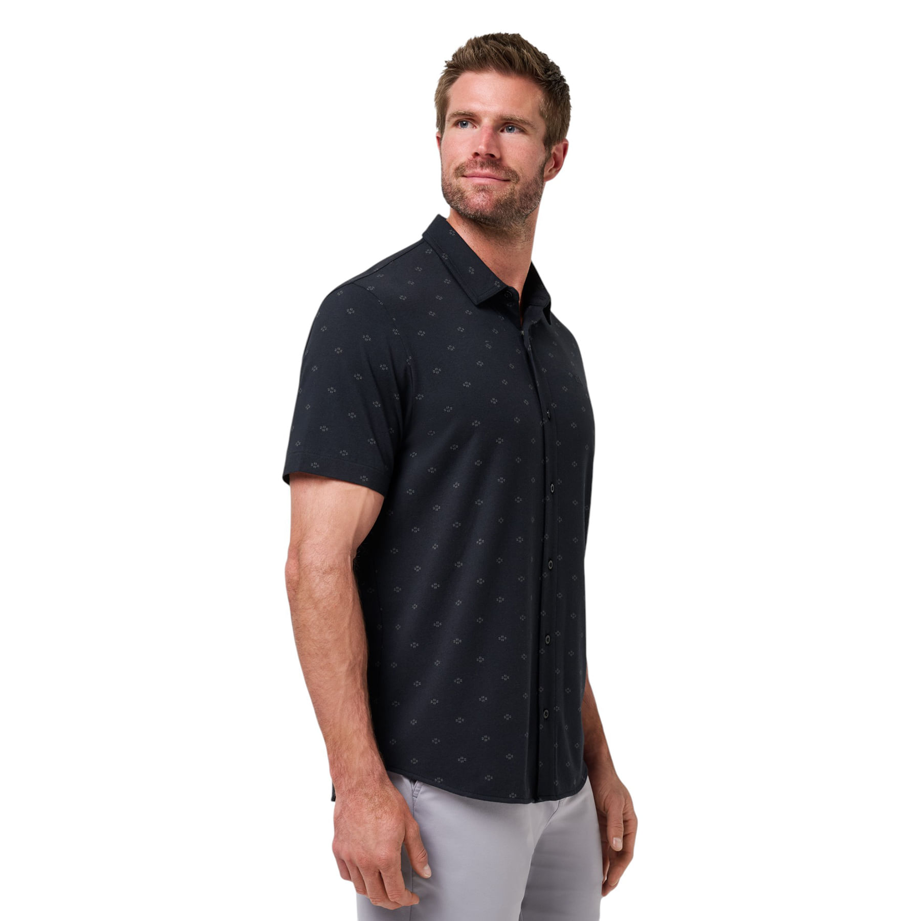 TravisMathew-Shore-Of-It-Button-Up---Men-s-Black