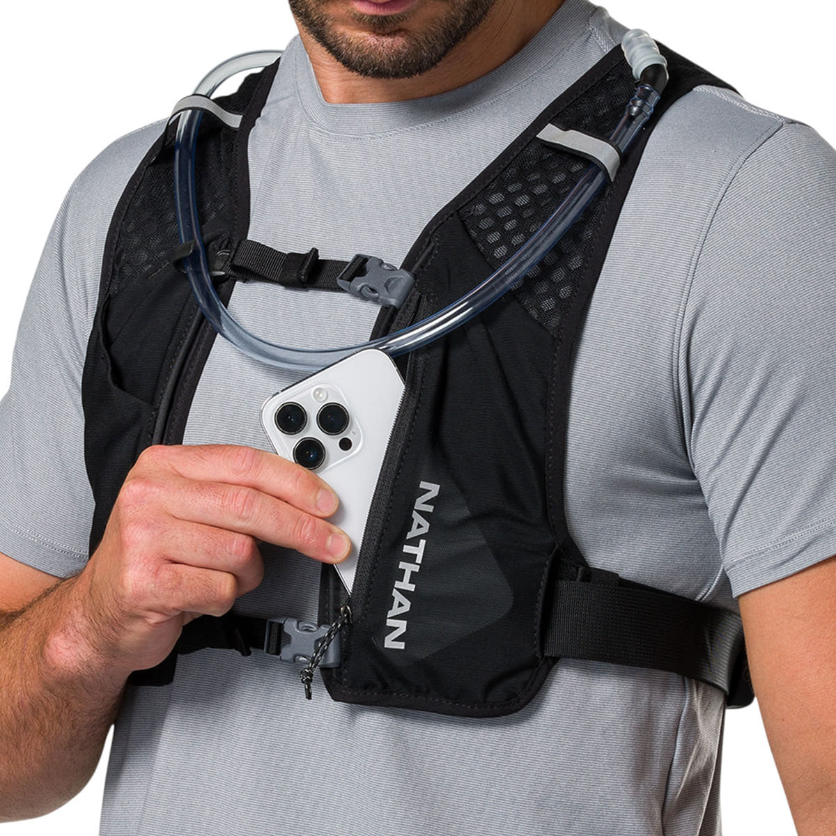 Nathan-QuickStart-3.0-Hydration-Pack---6L-Black---Reflective-Silver