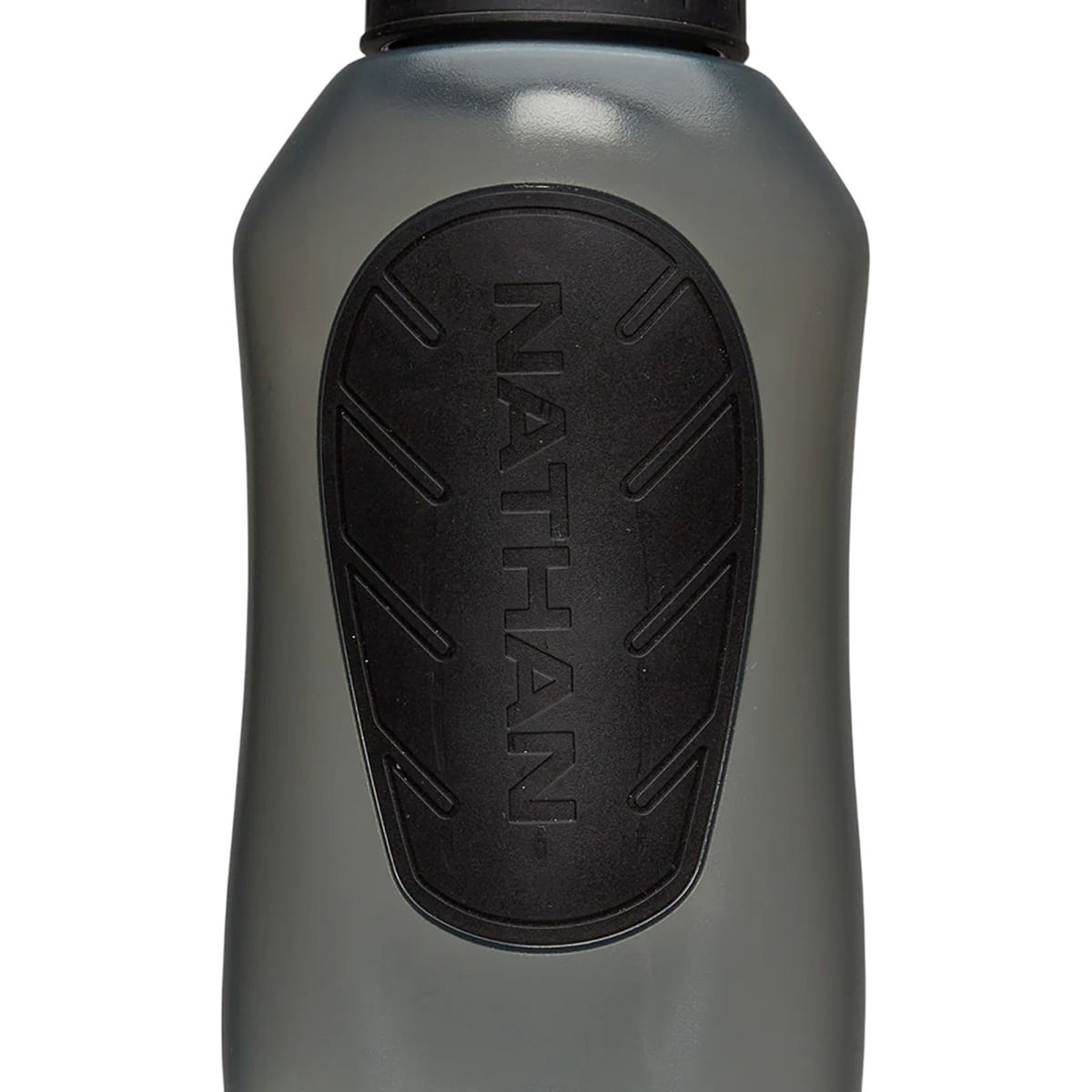 Nathan-SpeedDraw-2-Flask---12oz-Black---Reflective-Silver