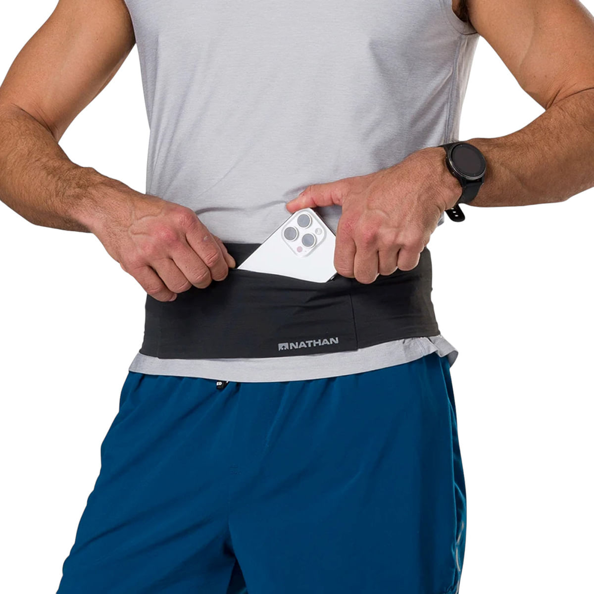 Nathan-Zipster-Max-Running-Belt-Black