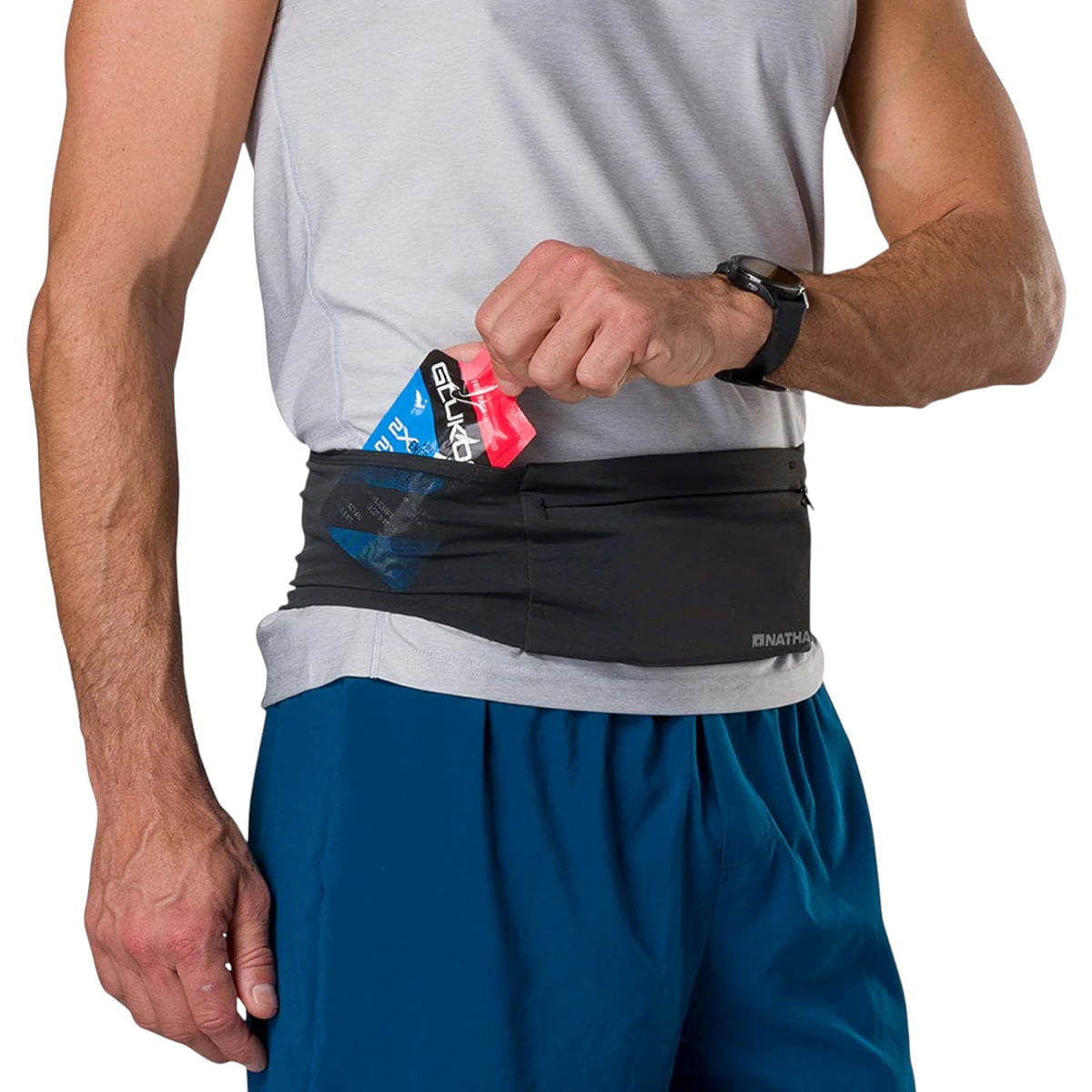 Nathan-Zipster-Max-Running-Belt-Black