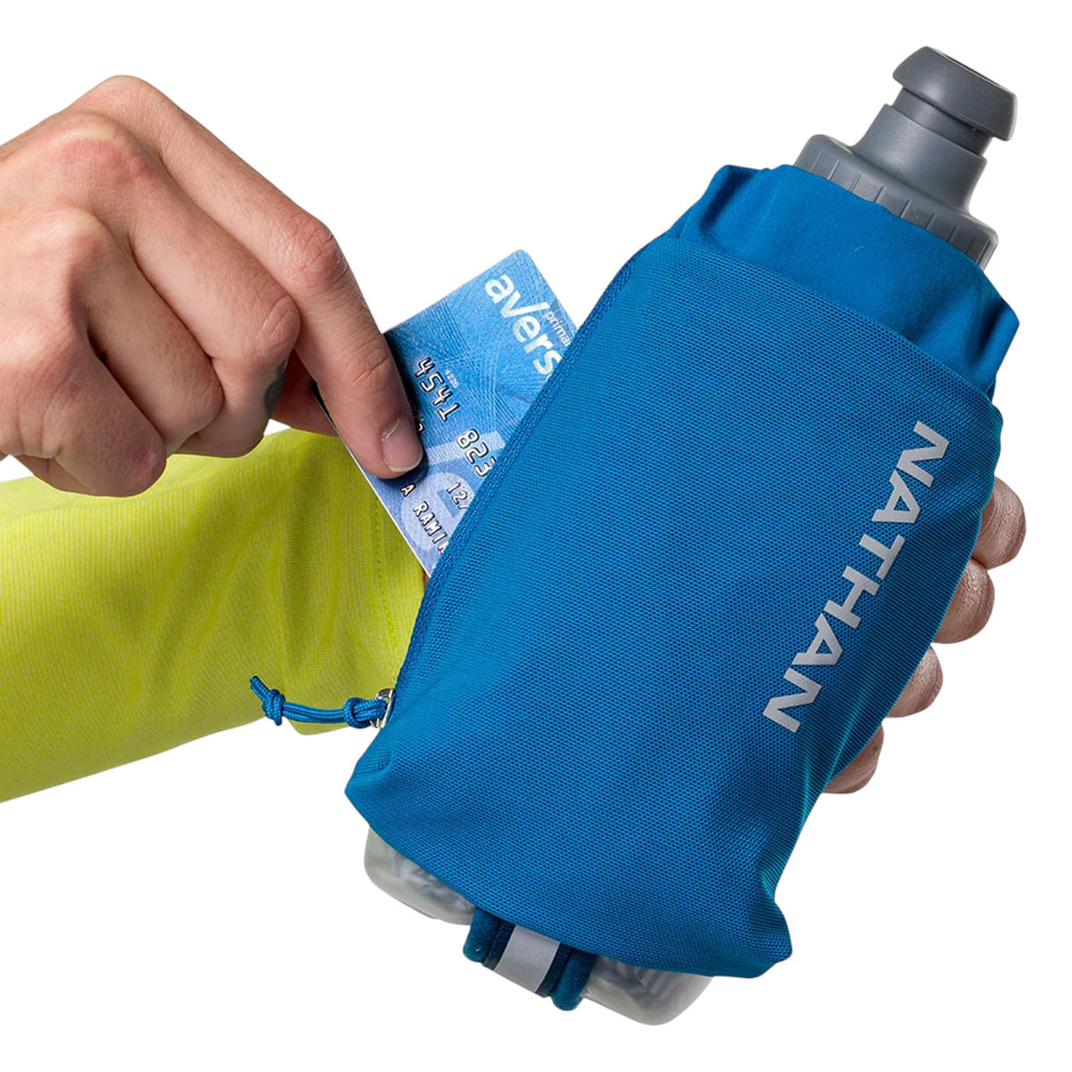 Nathan-SpeedDraw-2-Insulated-Flask---12oz-Deep-Blue---Reflective-Silver