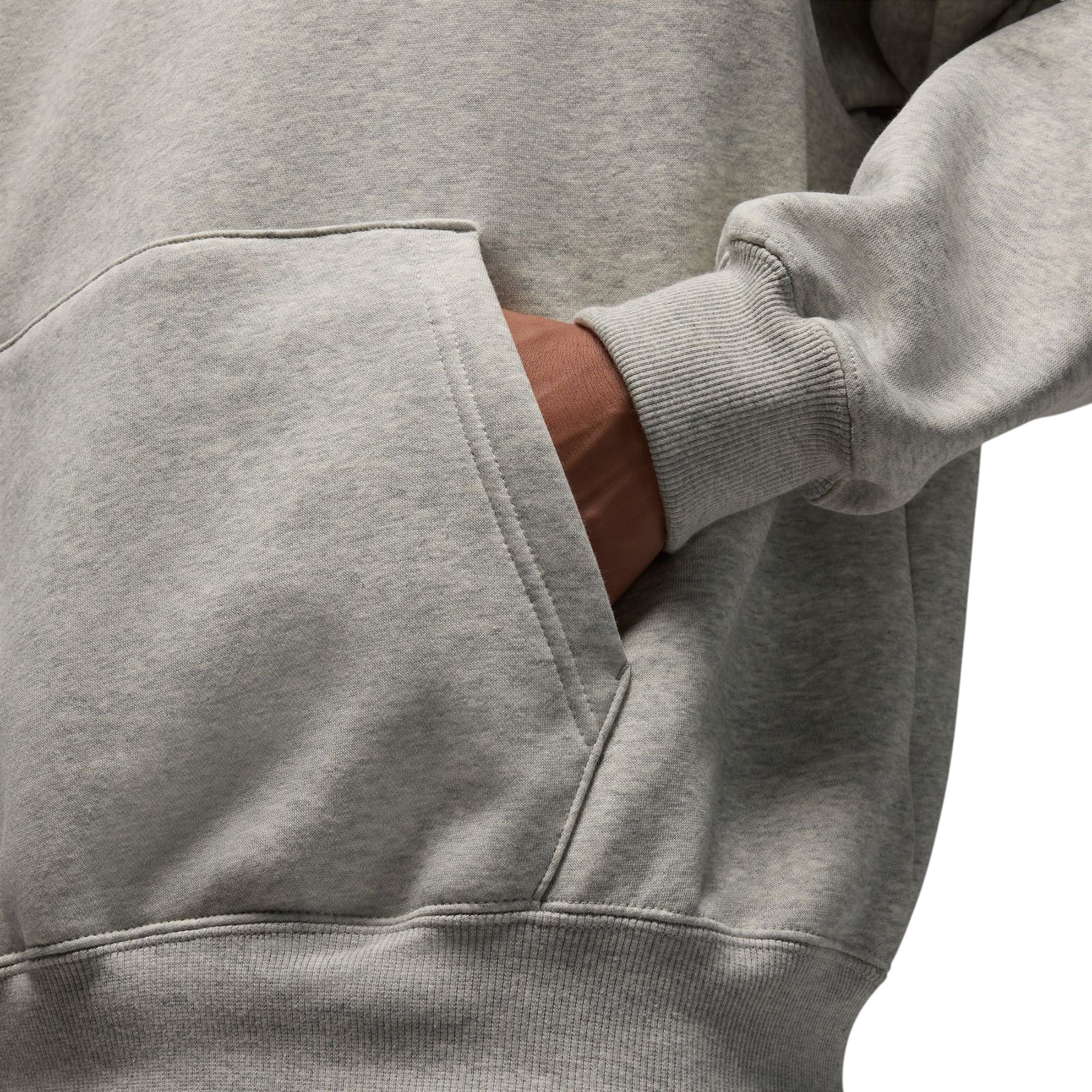 Jordan-Brooklyn-Fleece-Graphic-Pullover-Hoodie---Men-s-Grey-Heather---White