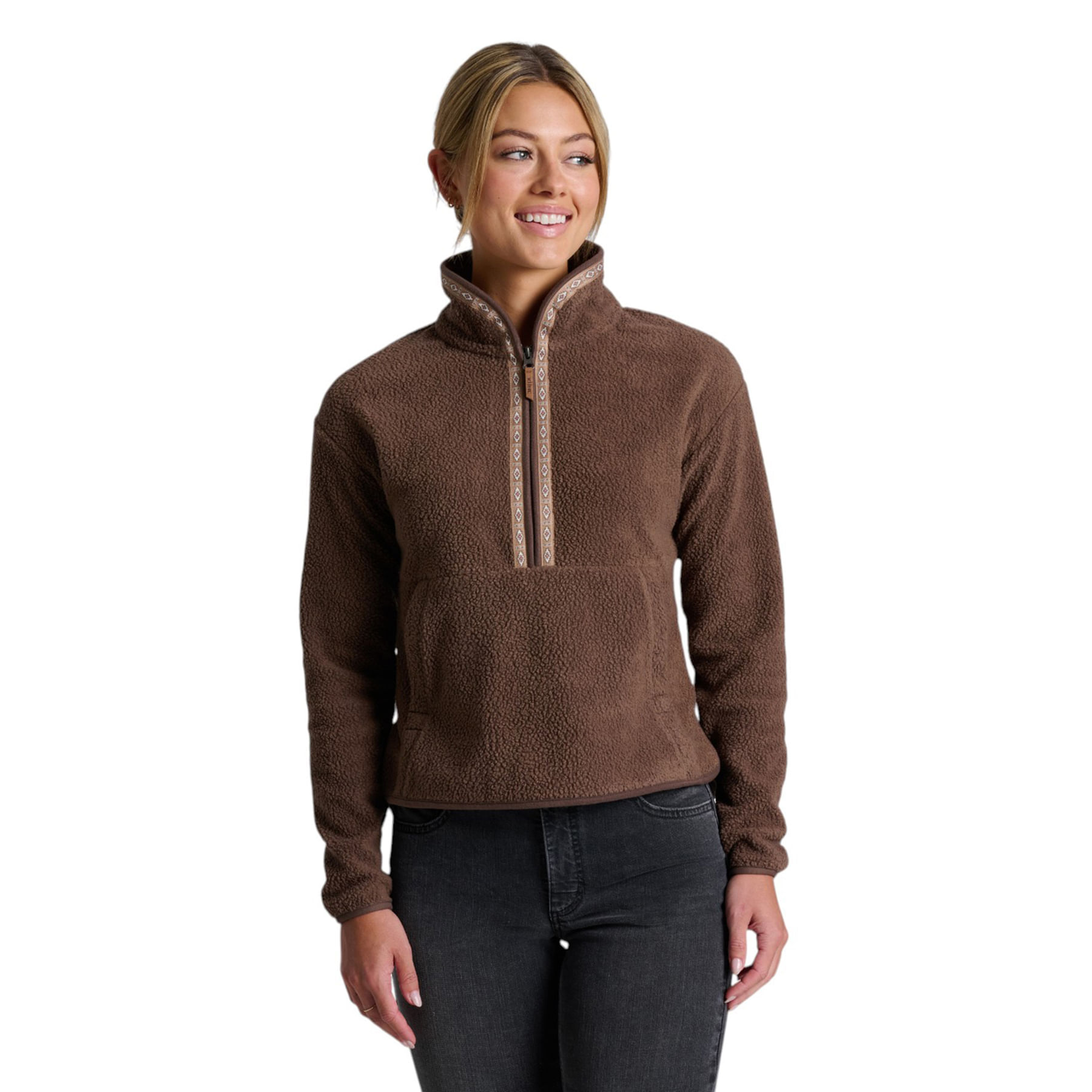 KUHL-Hygge-1-2-Zip---Women-s-Coffee