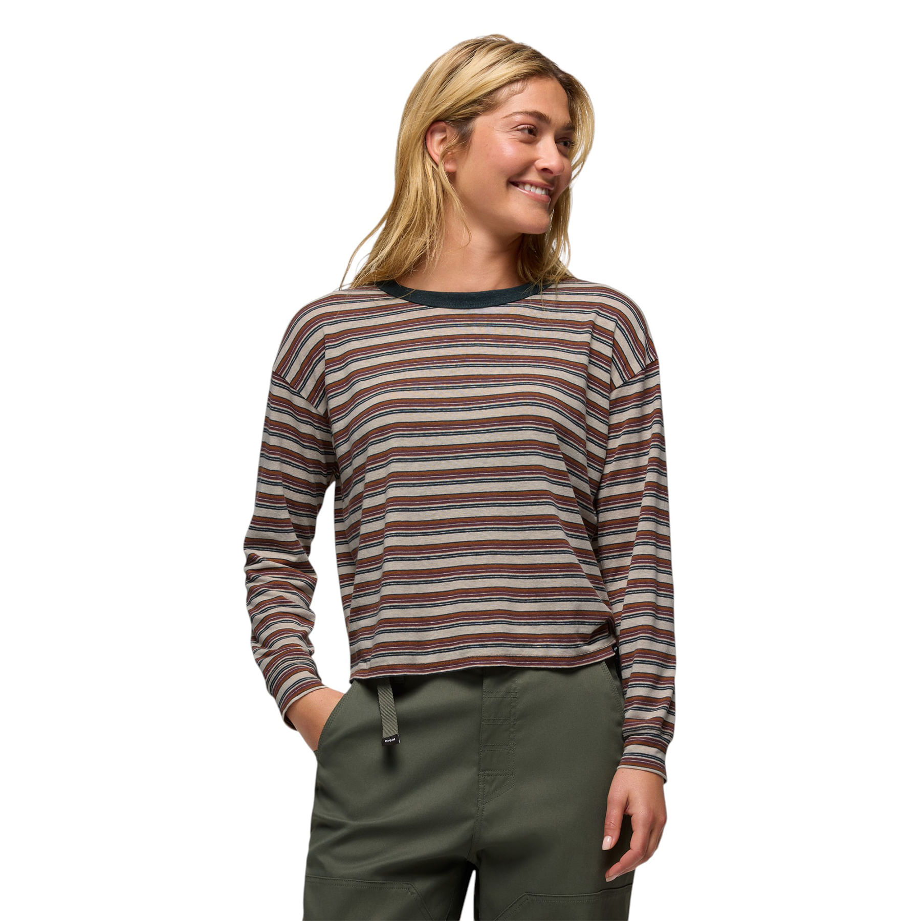 prAna Cozy Up Long-Sleeve Crew T-Shirt- Women's - Als.com