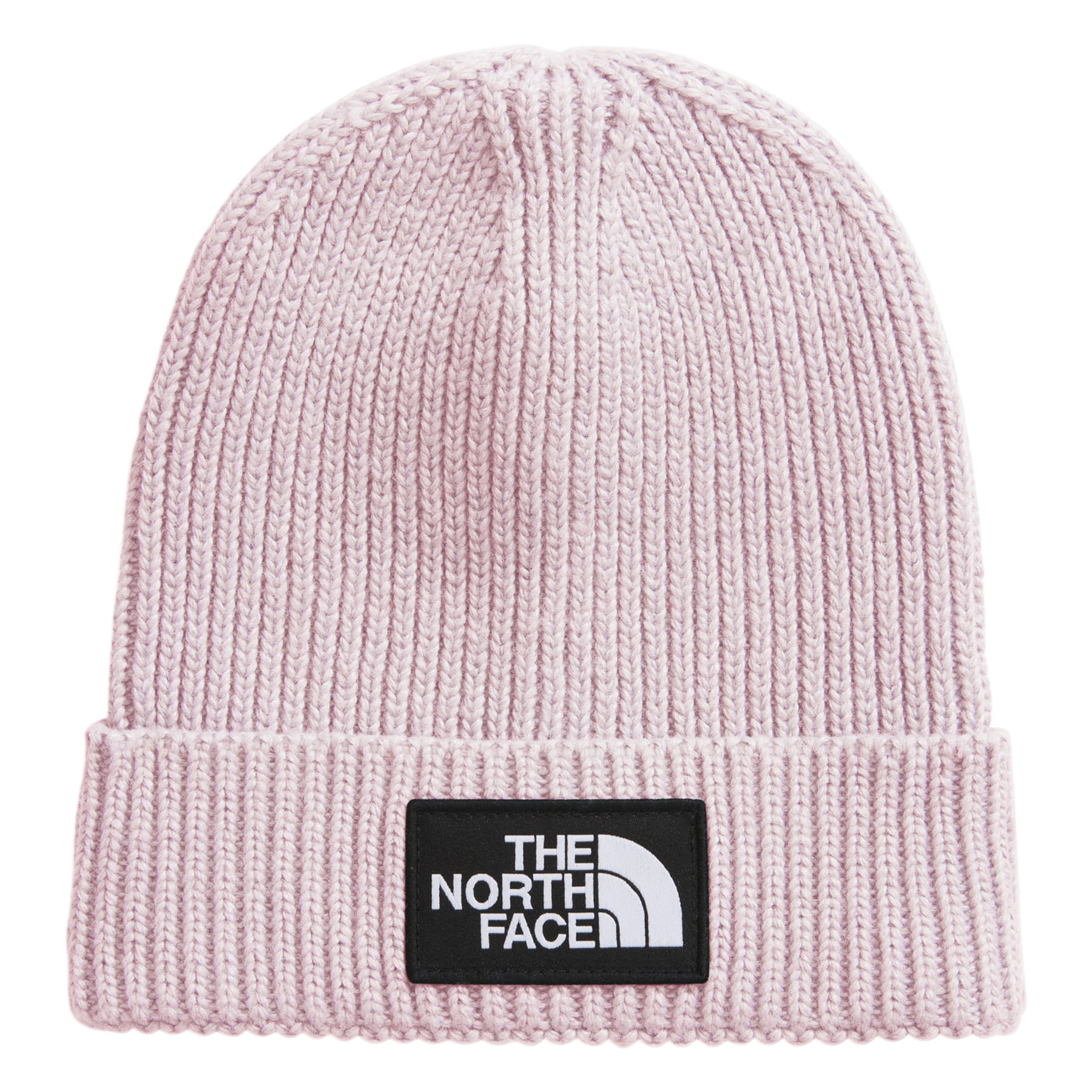 The-North-Face-Logo-Box-Cuffed-Beanie---Youth-Pale-Blossom