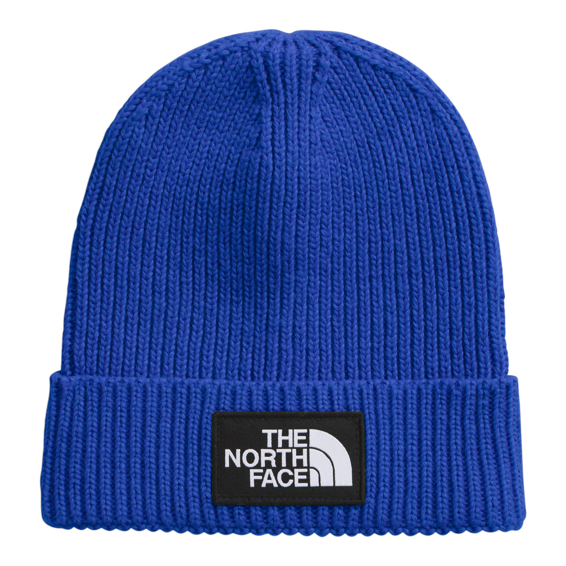The-North-Face-Logo-Box-Cuffed-Beanie---Youth-TNF-Blue