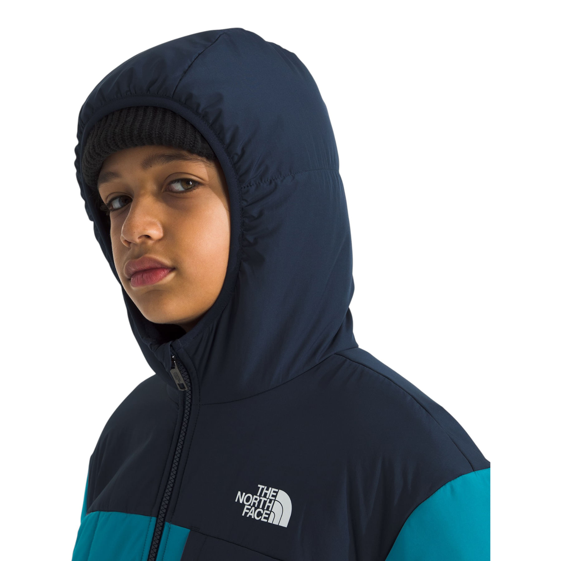 The-North-Face-Reversible-Shasta-Full-Zip-Hooded-Jacket---Boys--Dusk-Blue---Summit-Navy