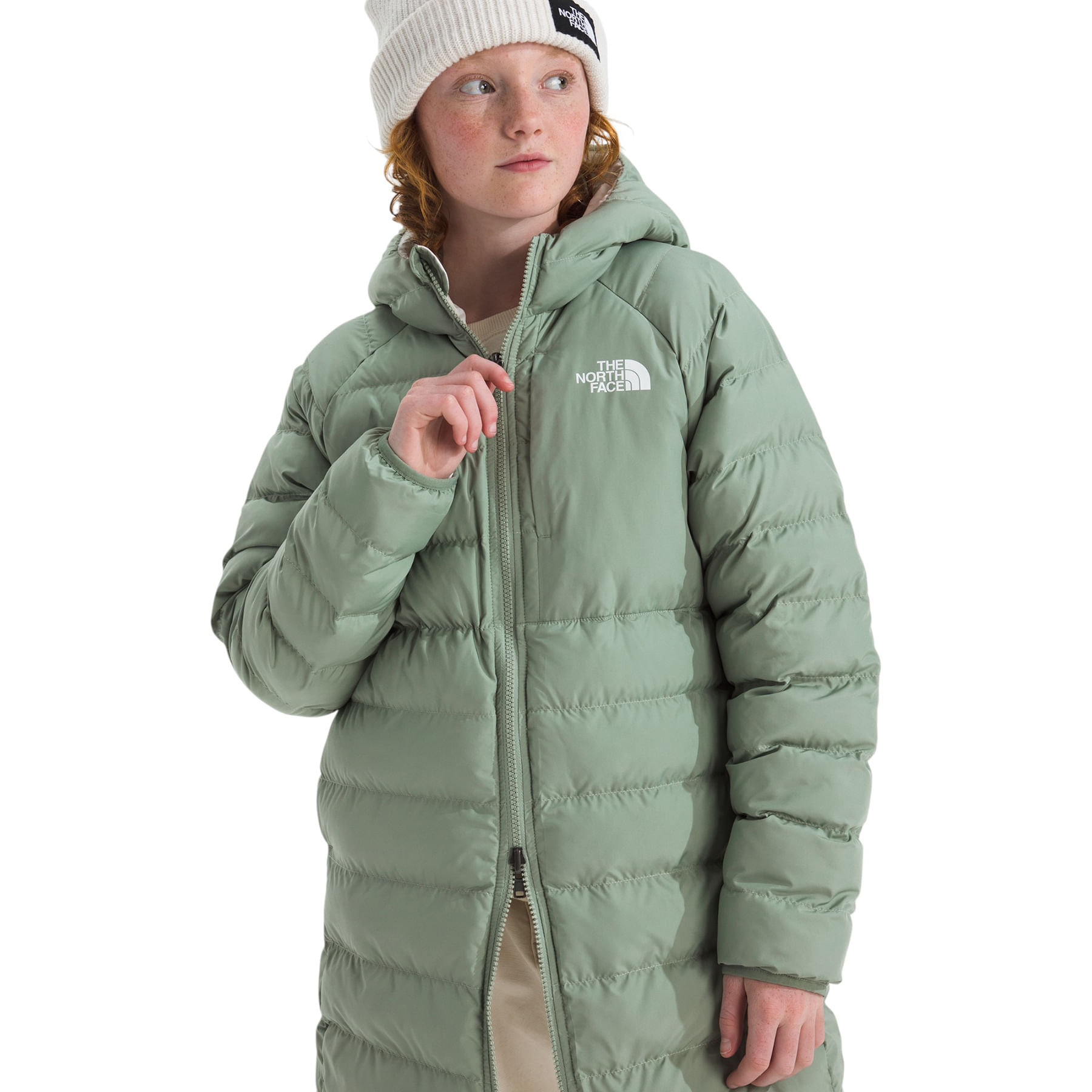 The-North-Face-Reversible-Perrito-Parka---Girls--Slate-Moss