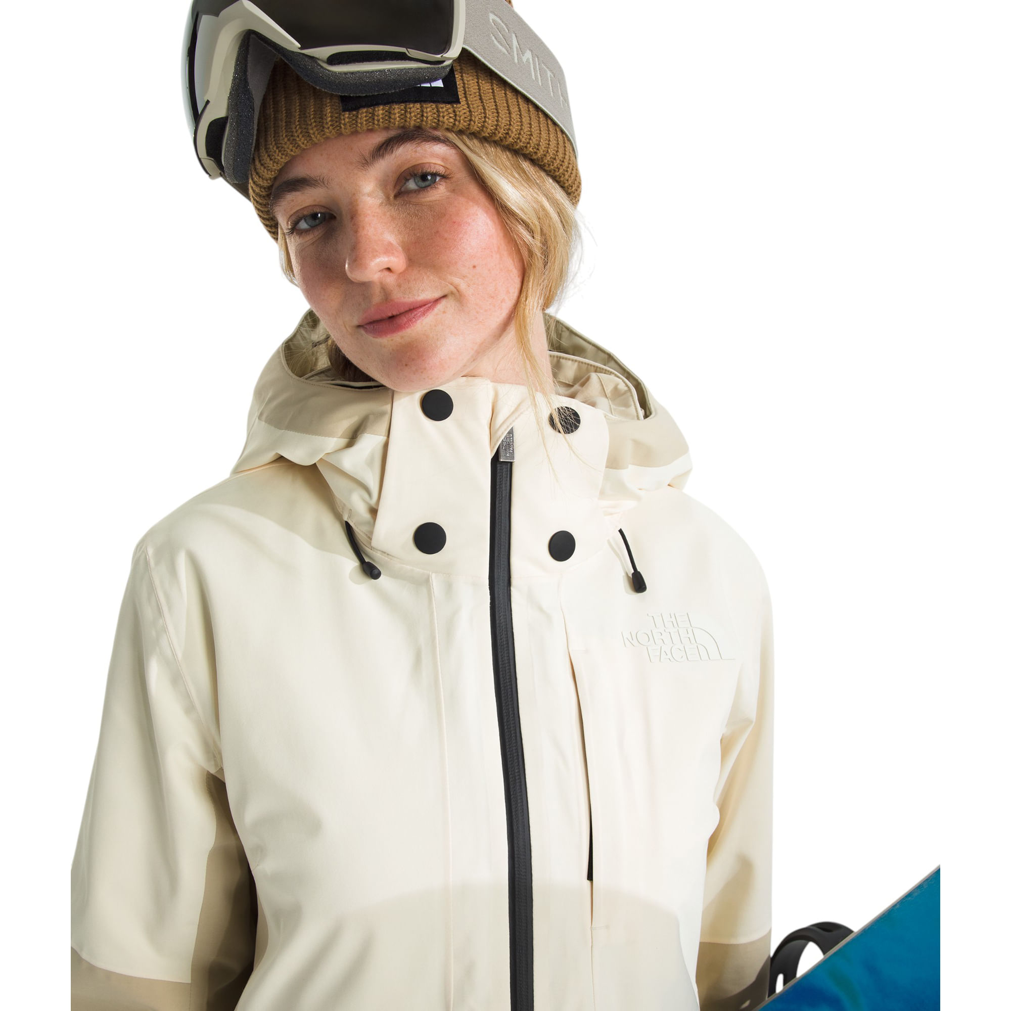 The-North-Face-Lenado-Jacket---Women-s-White-Dune---Gravel