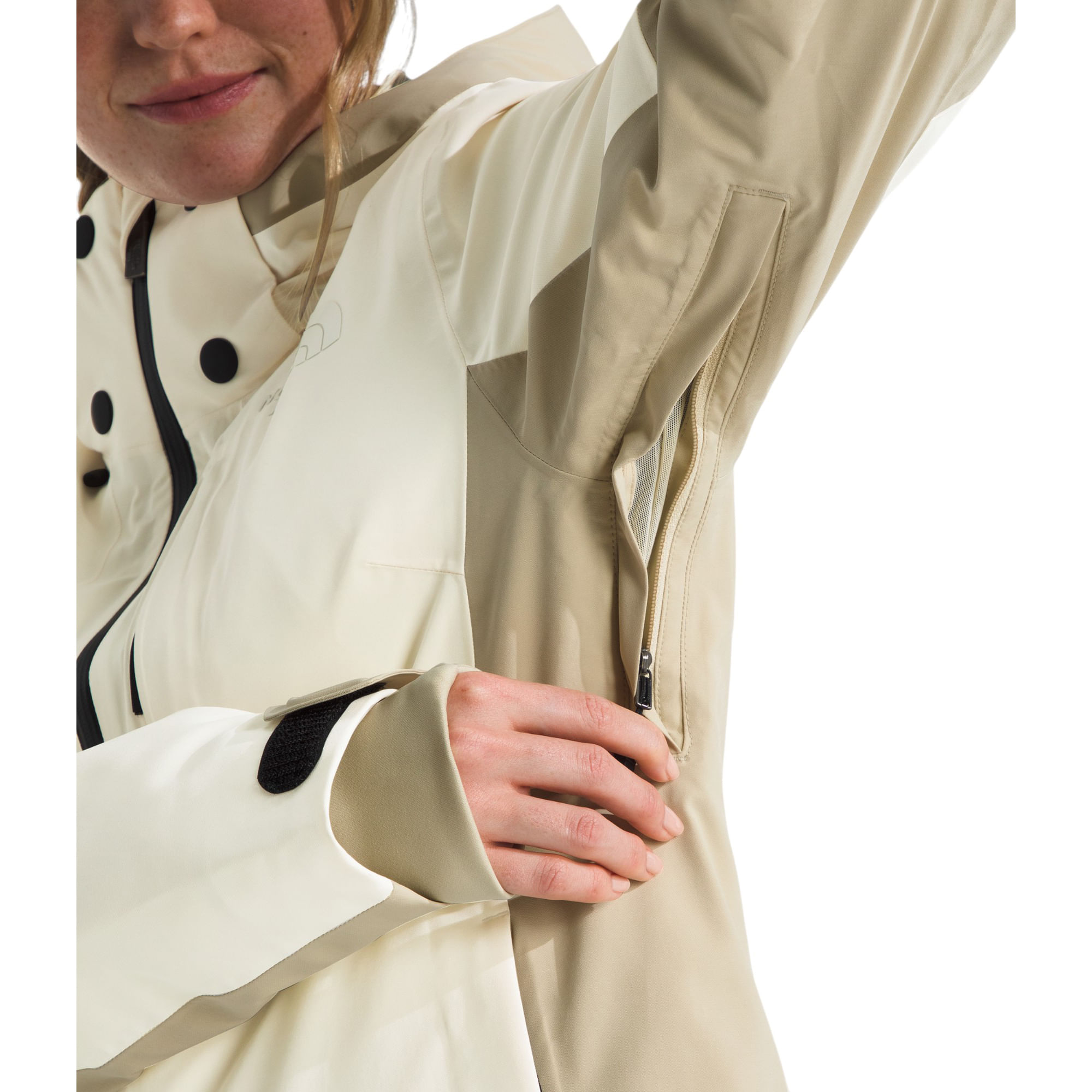 The-North-Face-Lenado-Jacket---Women-s-White-Dune---Gravel