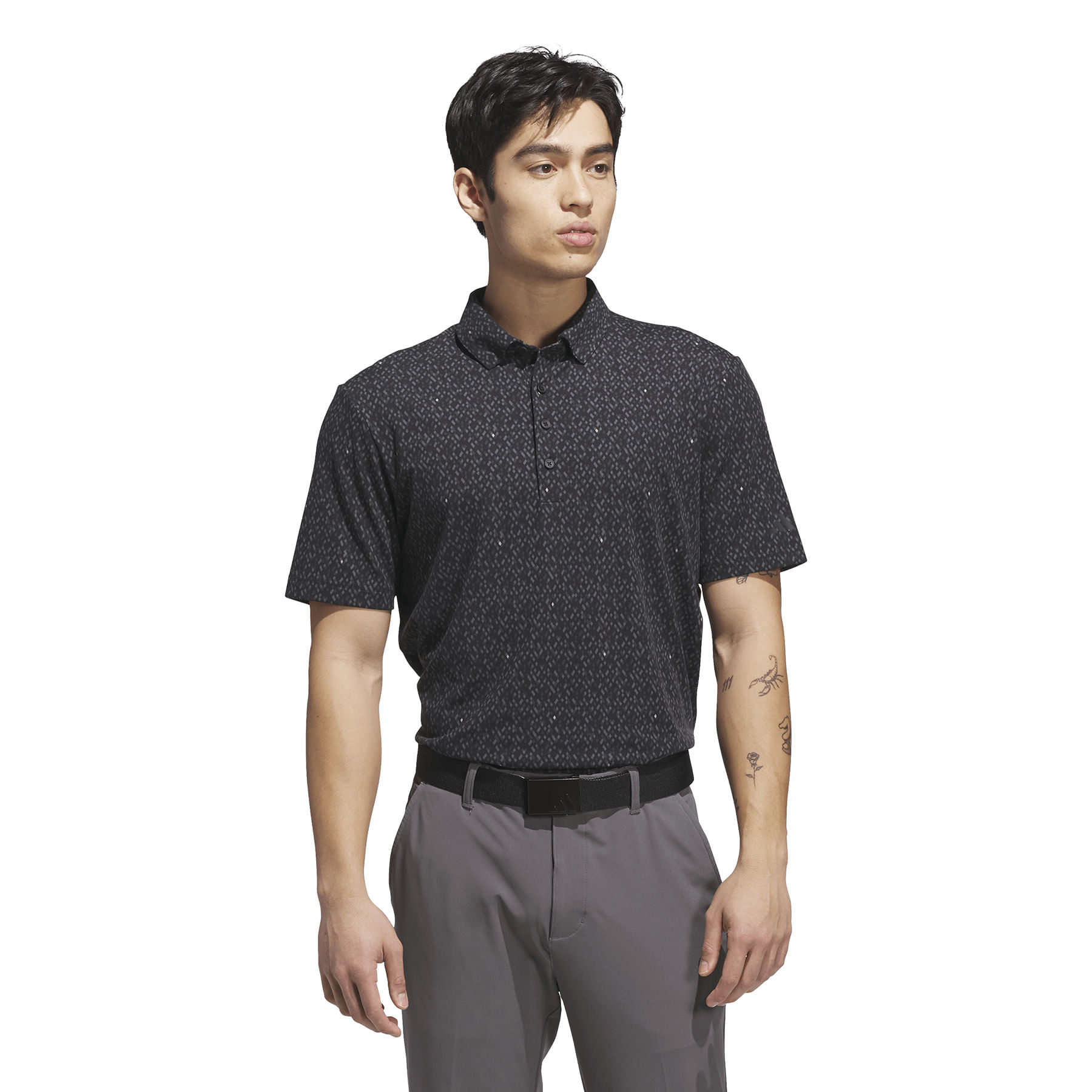 adidas-Ultimate365-Micro-Argyle-Polo-Shirt---Men-s-Black---Carbon