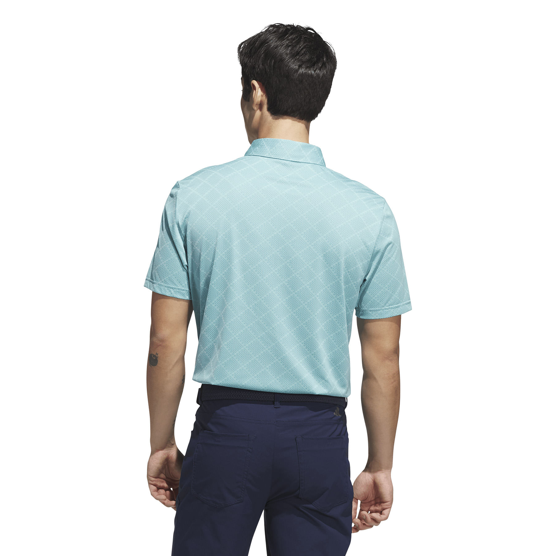 adidas-Ultimate365-Hounds-Jacquard-Polo-Shirt---Men-s-Mint-Ton---Flash-Aqua