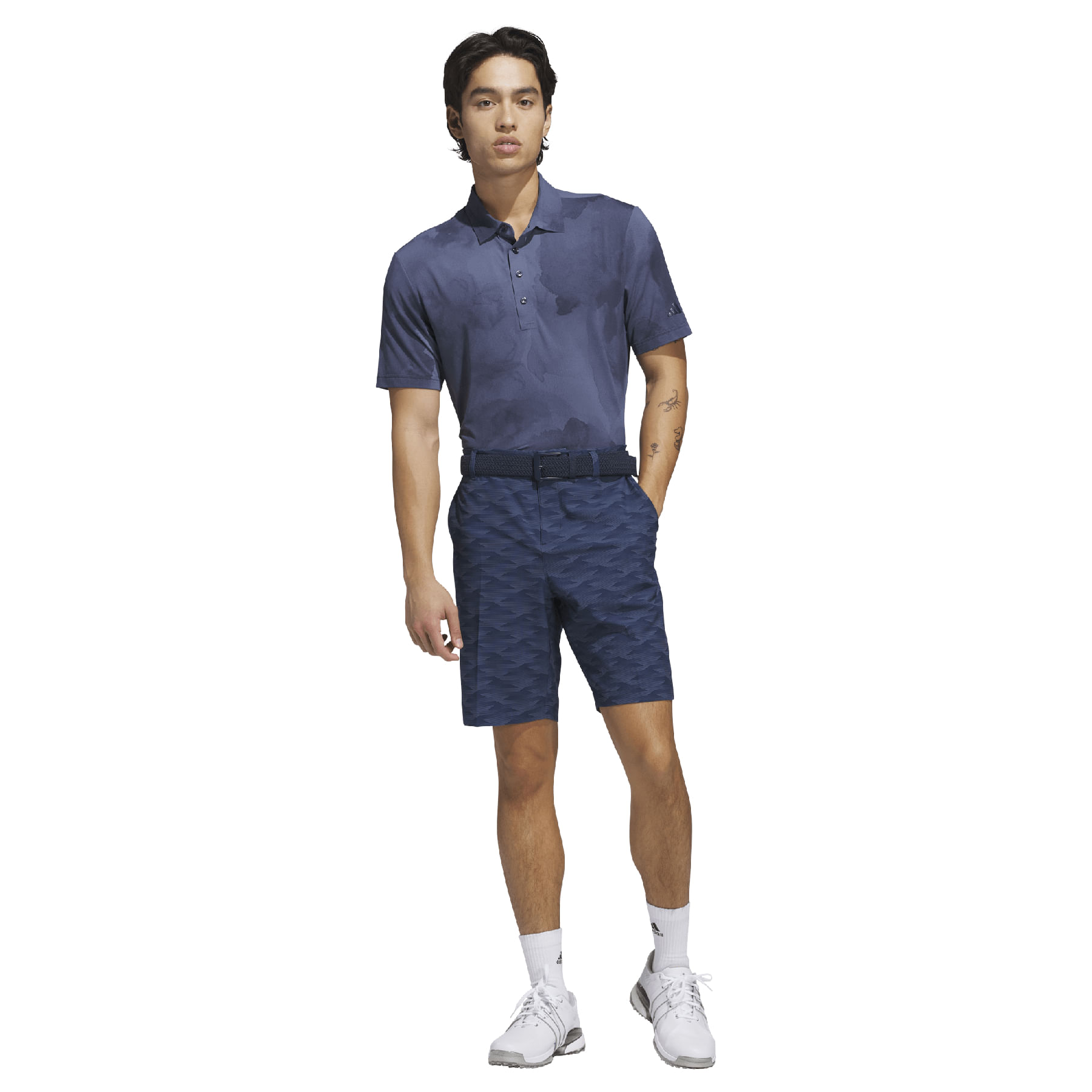 adidas-Ultimate365-Printed-Cool-Feeling-Tour-Polo-Shirt---Men-s-Collegiate-Navy---Preloved-Ink