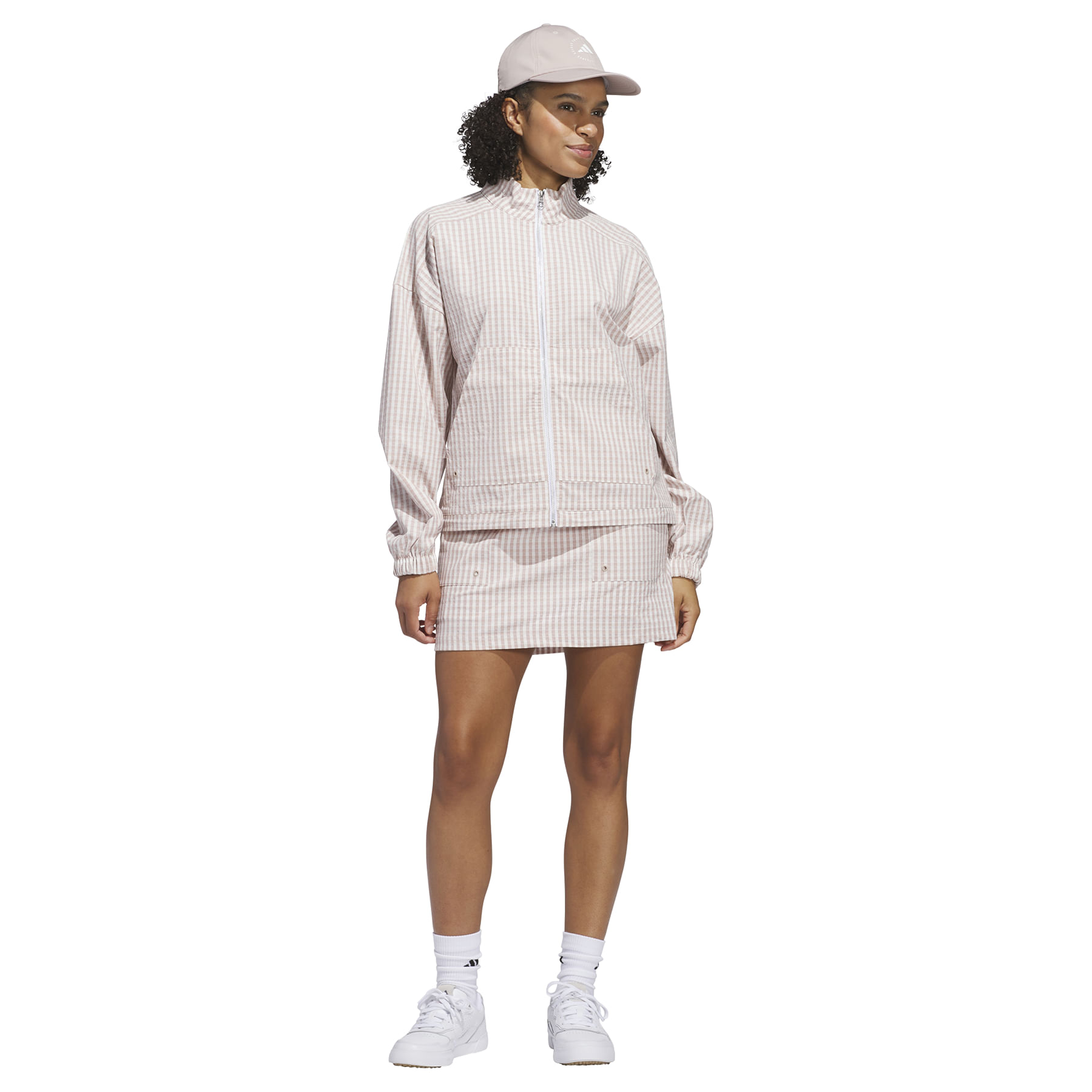 adidas-Ultimate365-Gingham-Jacket---Women-s-Wonder-Taupe