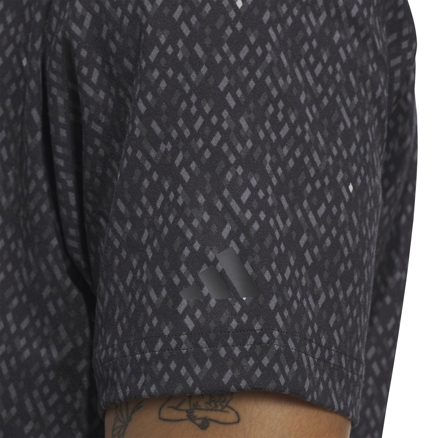 adidas-Ultimate365-Micro-Argyle-Polo-Shirt---Men-s-Black---Carbon