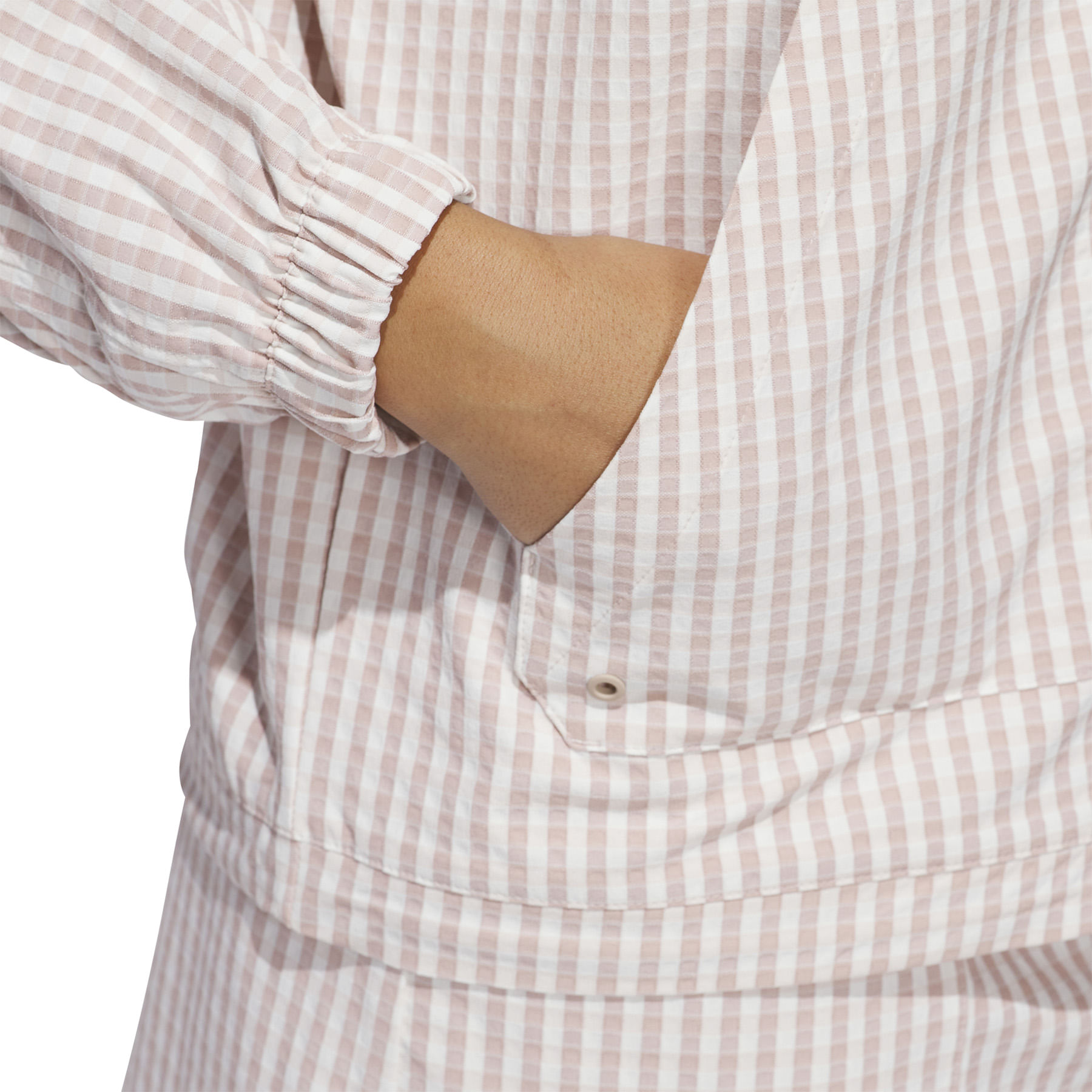 adidas-Ultimate365-Gingham-Jacket---Women-s-Wonder-Taupe