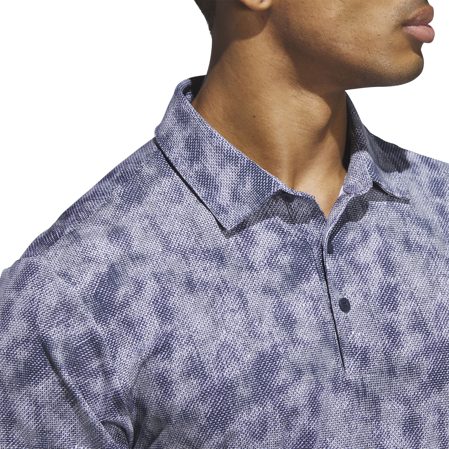 adidas-Ultimate365-Textured-Print-Polo---Men-s-Collegiate-Navy---White