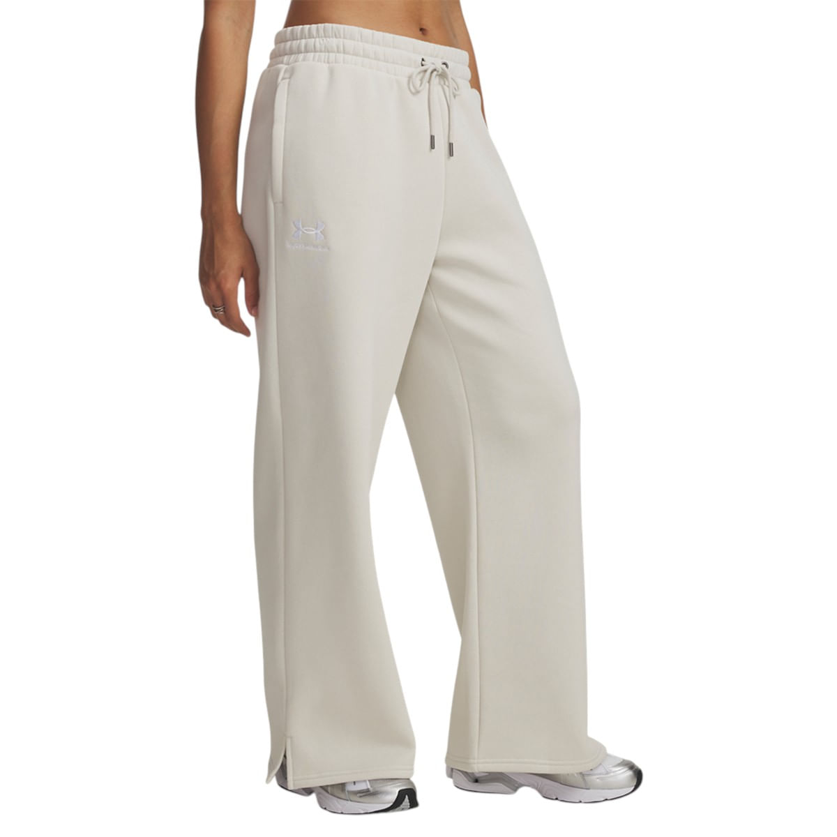 Under-Armour-Icon-Fleece-Wide-Leg-Pant---Women-s-Summit-White---White