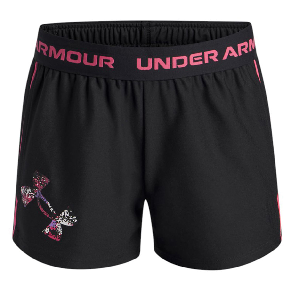 Under-Armour-Tech-Play-Up-Logo-Shorts-Girls--Black