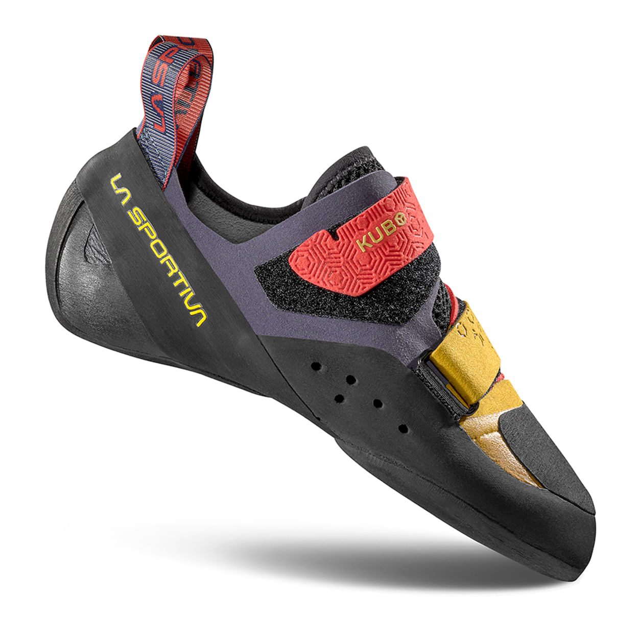 La-Sportiva-Kubo-Climbing-Shoes---Men-s-Savana---Mountain-Red
