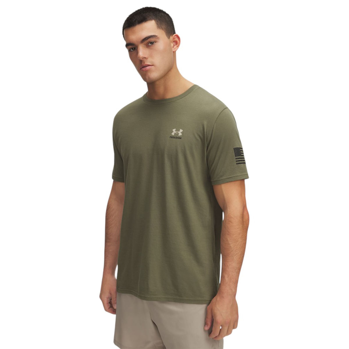 Under-Armour-Freedom-Flag-T-Shirt---Men-s-Mod-Gray