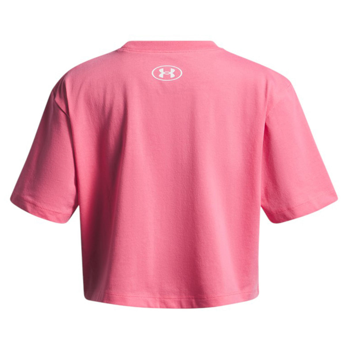 Under-Armour-Rival-Short-Sleeve-Girls--Super-Pink---White