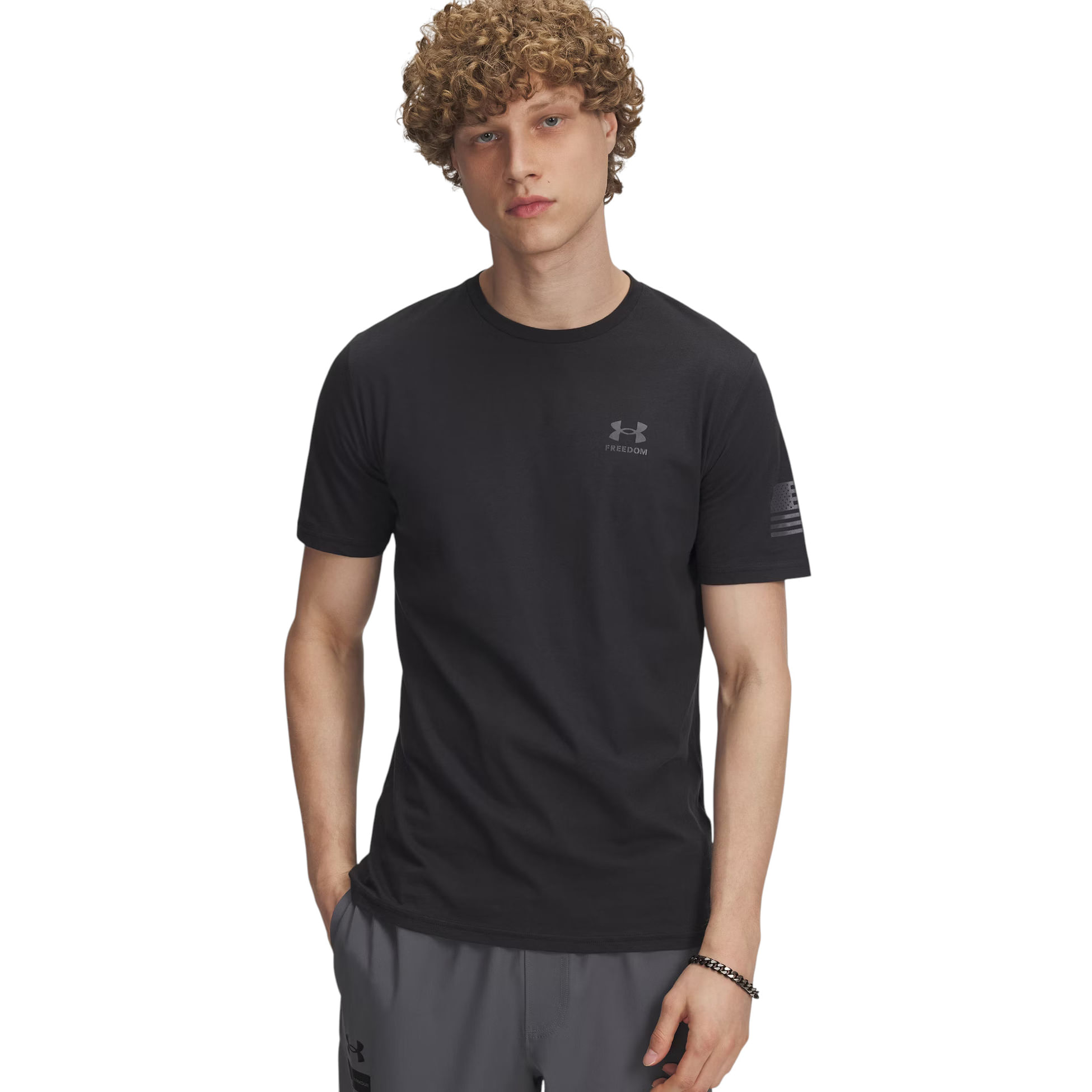 Under-Armour-Freedom-Flag-T-Shirt---Men-s-Black