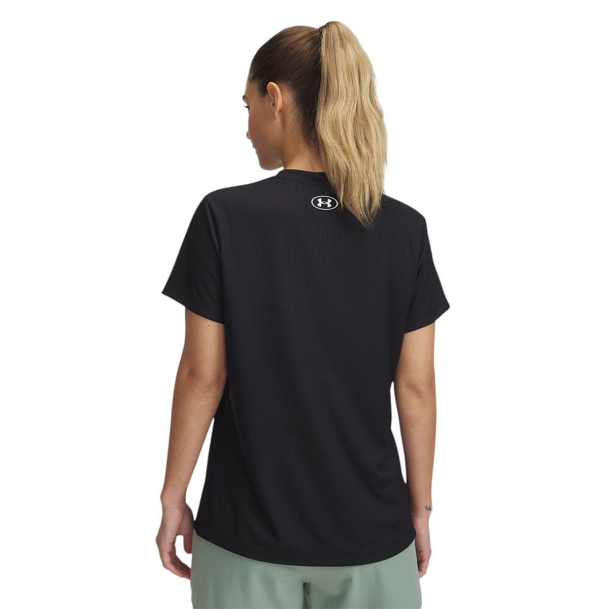 Under-Armour-UA-Tech-Rib-Short-Sleeve-Tee---Women-s-Black---White
