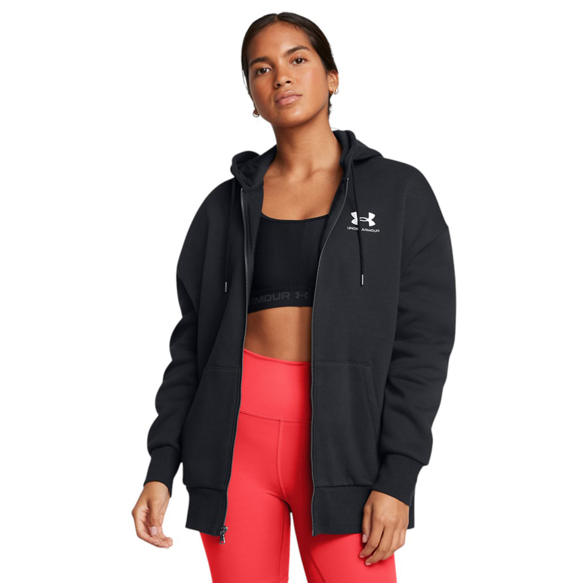 Under-Armour-UA-Icon-Fleece-Oversized-Full-Zip---Women-s-Black---White